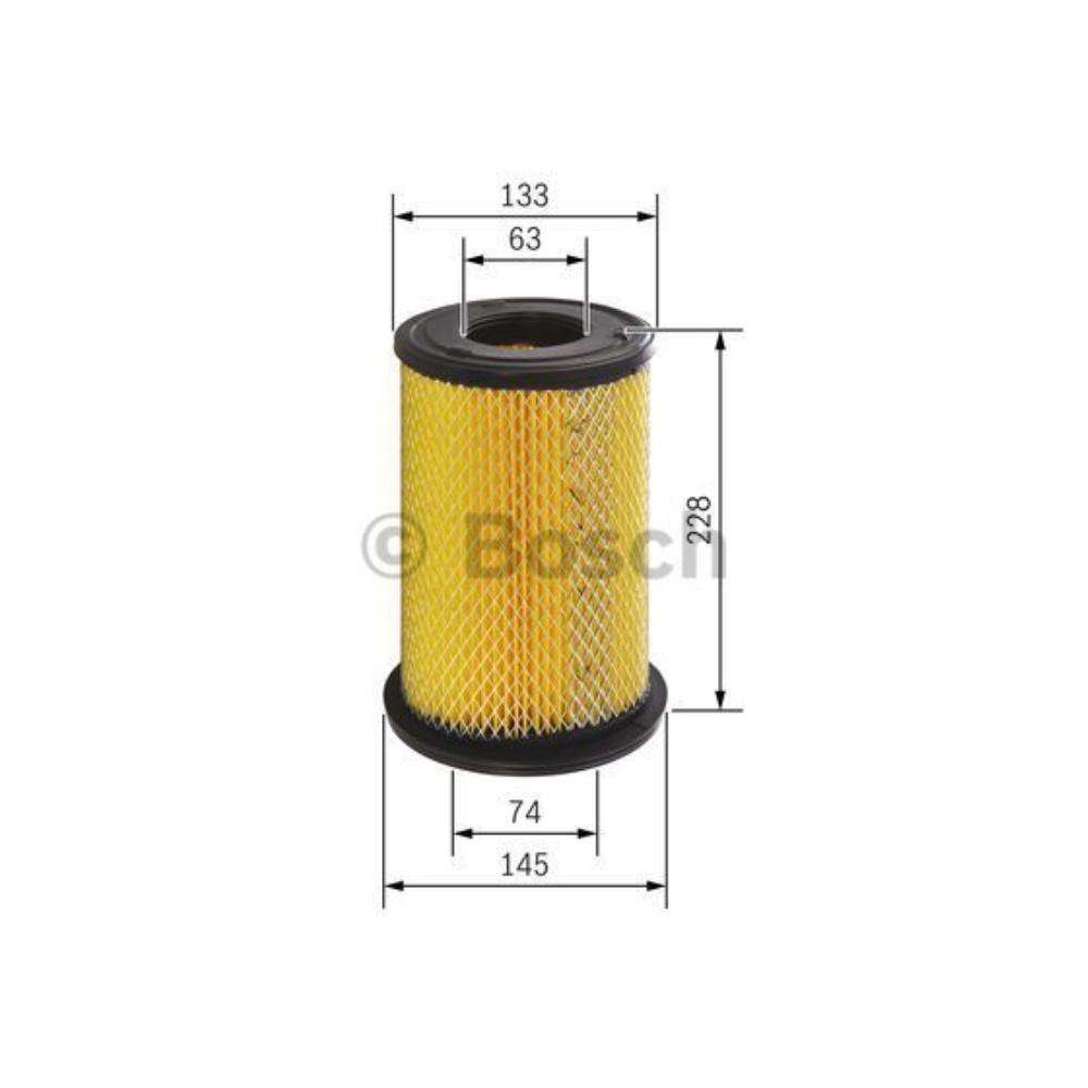 BOSCH Luftfilter Filter F 026 400 199 für Nissan Pick-up D22