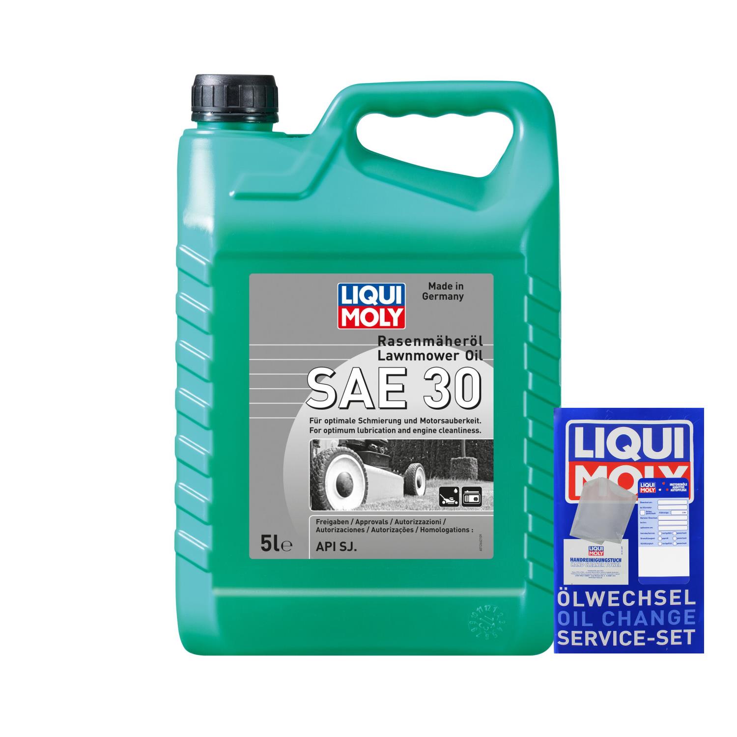 5 Liter LIQUI MOLY Rasenmäher-Öl SAE 30 4Takt Motoröl Rasenmäheröl API SG