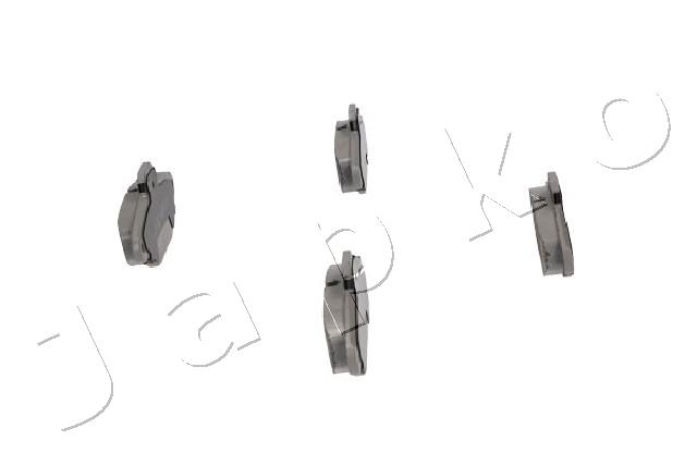 JAPKO Bremsbeläge Bremsbelegsatz vorne passend für Fiat 500 Panda Ford KA