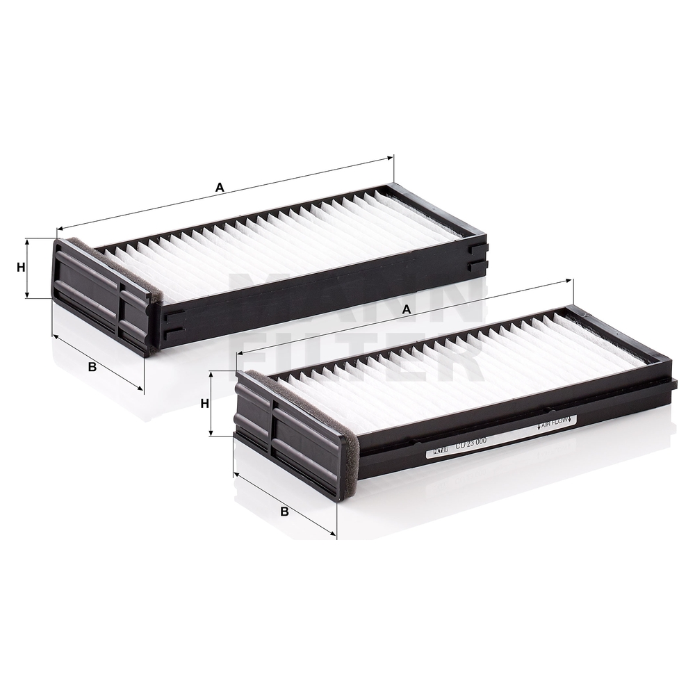 MANN-FILTER CU 23 000-2 Filter Innenraumluft für Mitsubishi Space Star DG_A