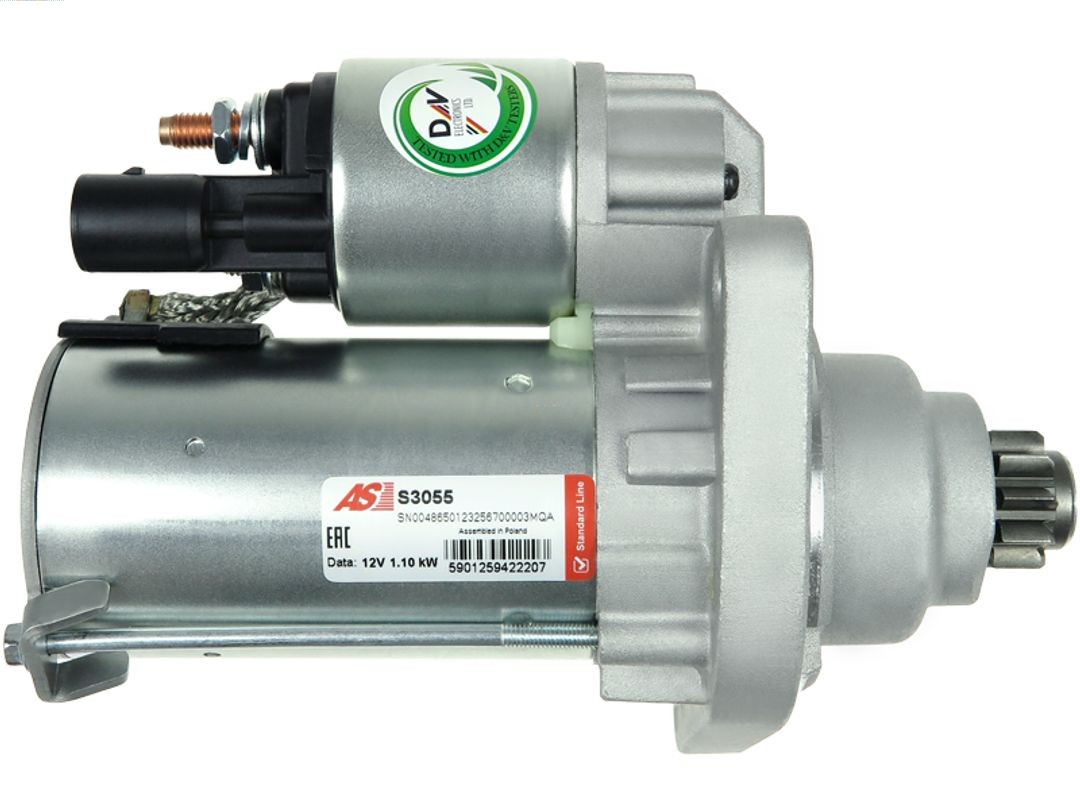 AS-PL Anlasser Starter 1.10kW für VW Golf V VI Audi A3 Sportback S3055