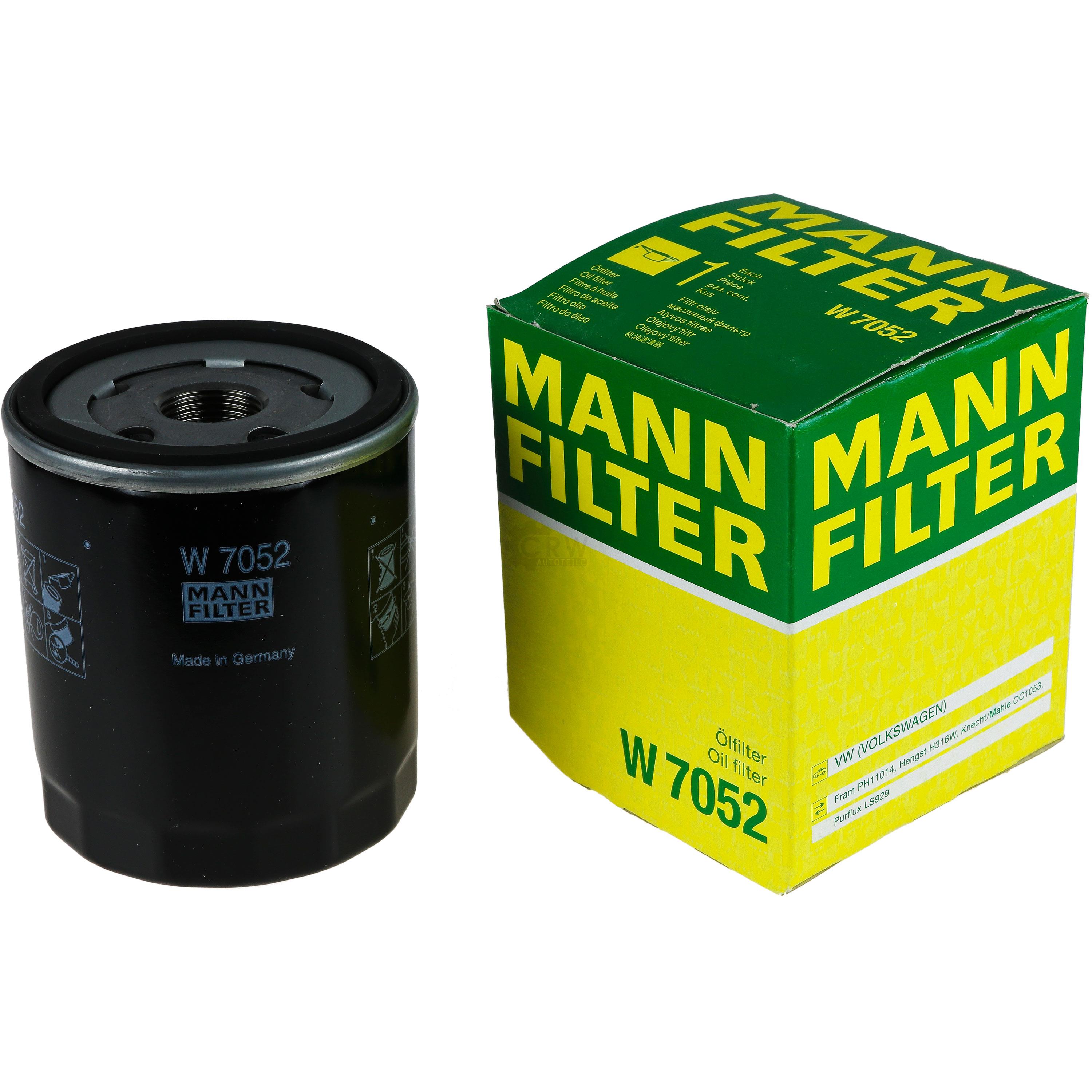 MANN-FILTER Ölfilter W 7052 Oil Filter