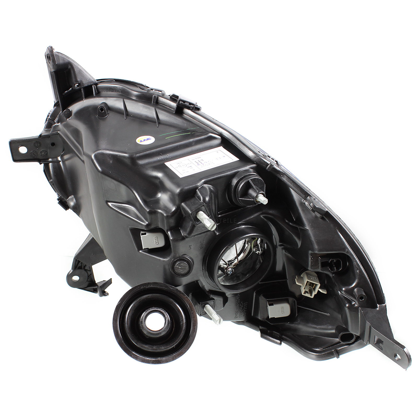 Scheinwerfer rechts H4 für Nissan Micra K12 Bj. 01.03-06.05 mit Chrom Neu