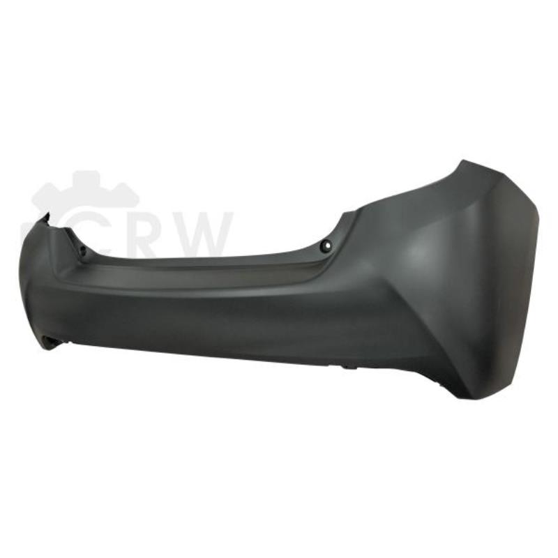 Stoßstange Stoßfänger hinten für Toyota Yaris Bj. 07.14-> schwarz glatt