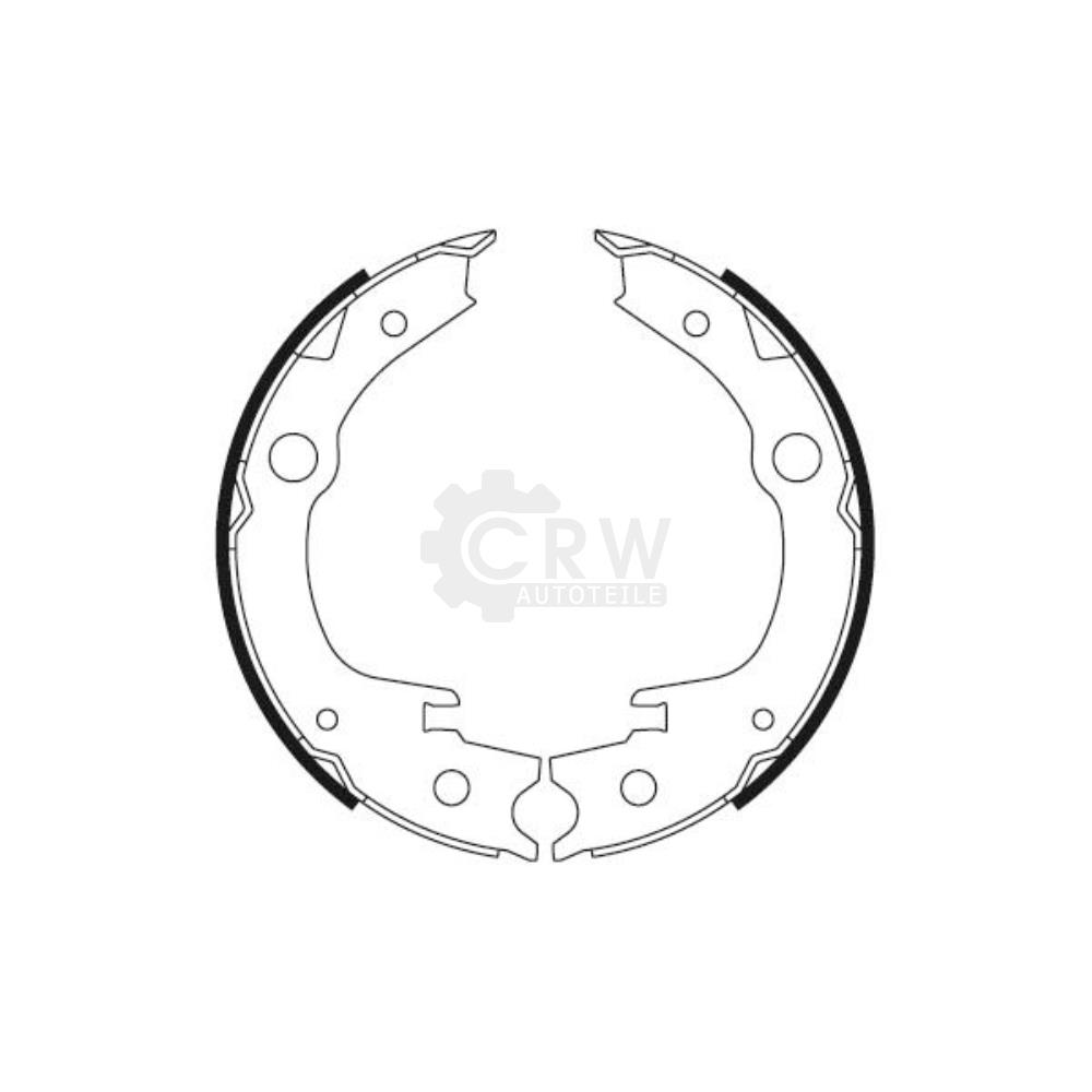 Bremsbackensatz Feststellbremse 2745715 für Toyota Prius Stufenheck NHW11_ Avensis T25_ _W2_