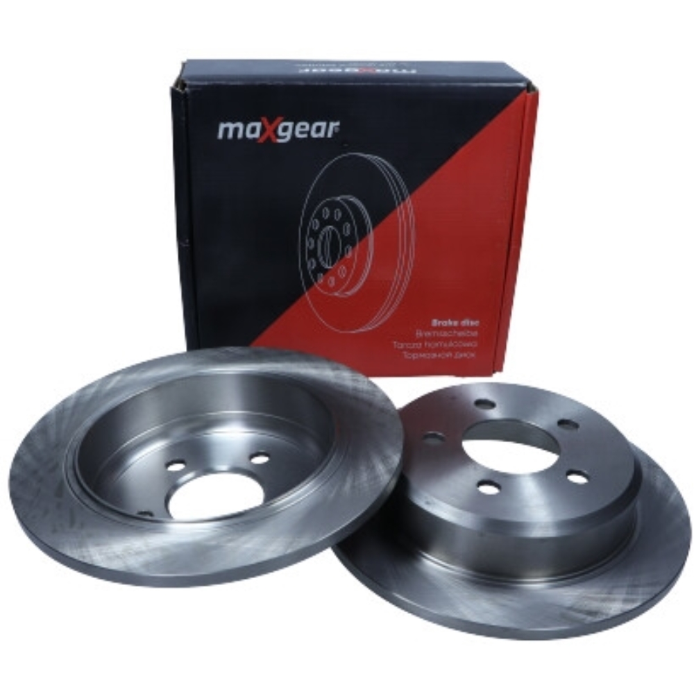 MAXGEAR Bremsscheibe hinten Ø285 Voll für Jeep Wrangler II TJ Grand Cherokee I