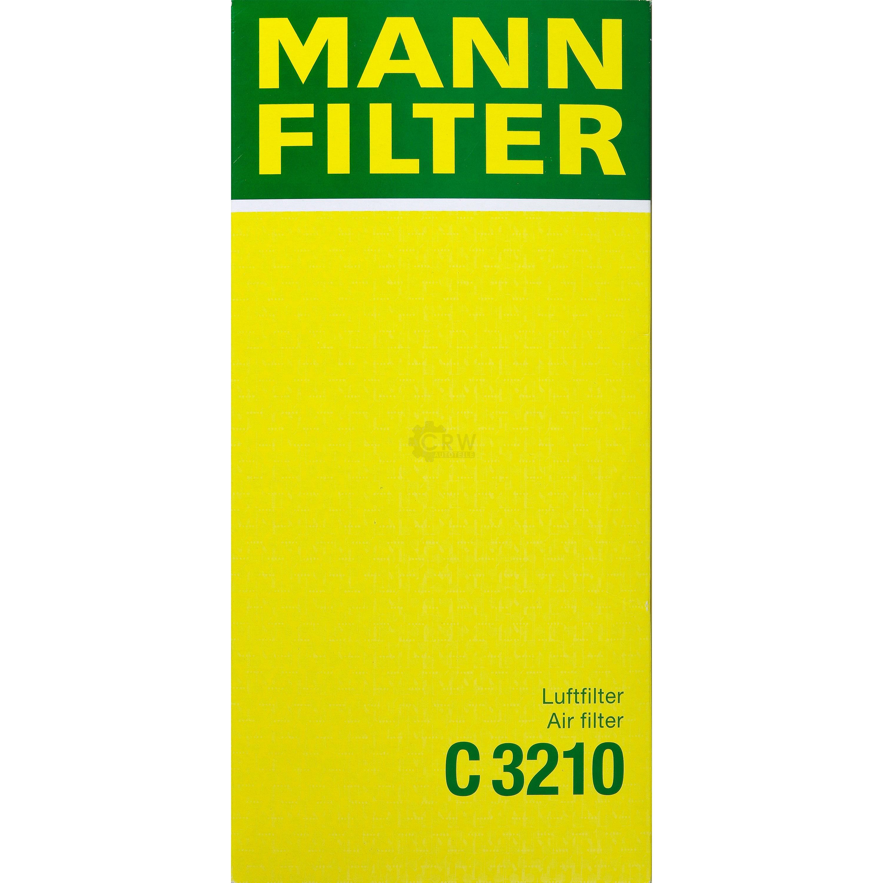 MANN-FILTER Luftfilter für Mercedes-Benz C-Klasse W204 S204 R172 200 250