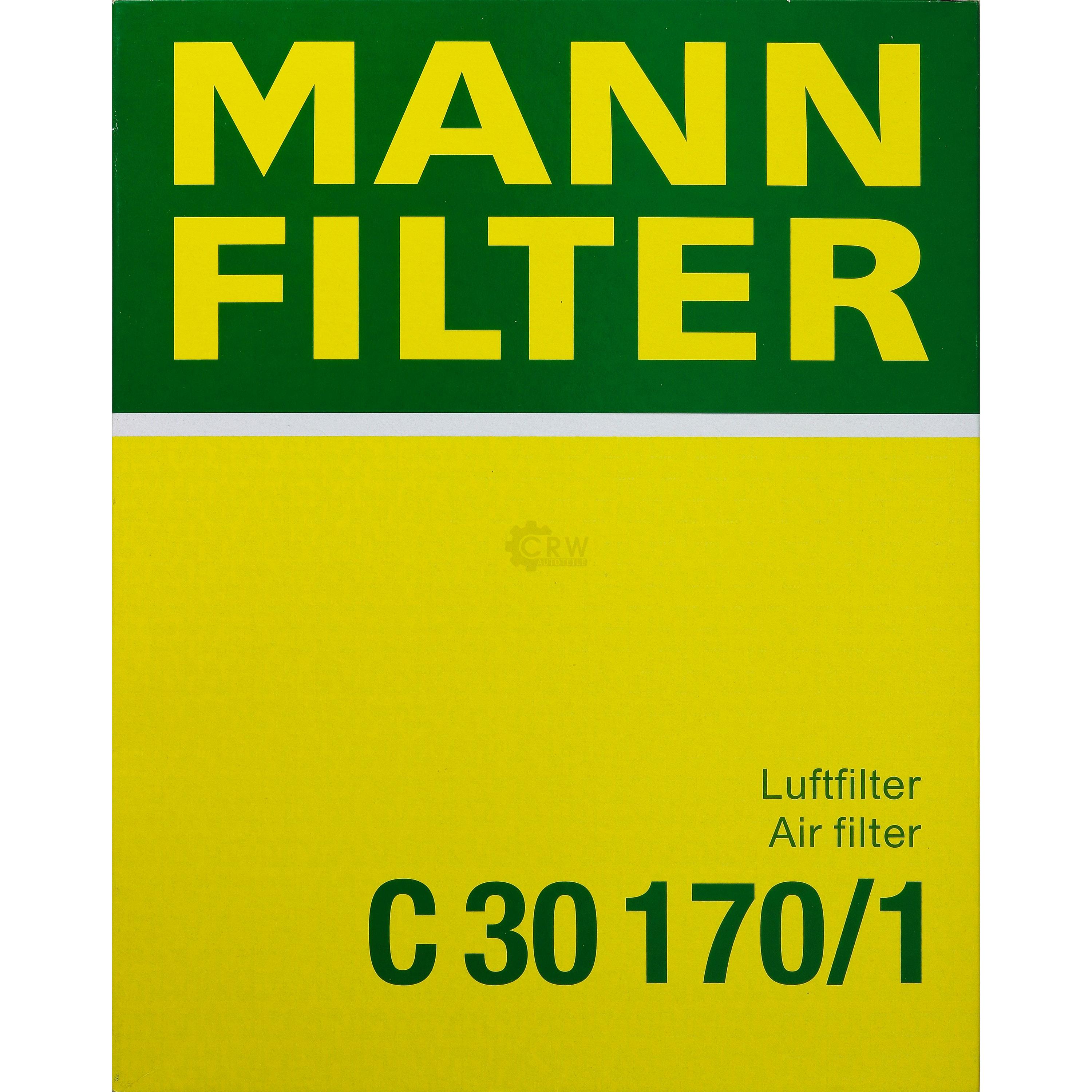 MANN-FILTER Luftfilter für Saab 9-3 Cabriolet YS3F 1.9 TiD 2.2 Cadillac BLS
