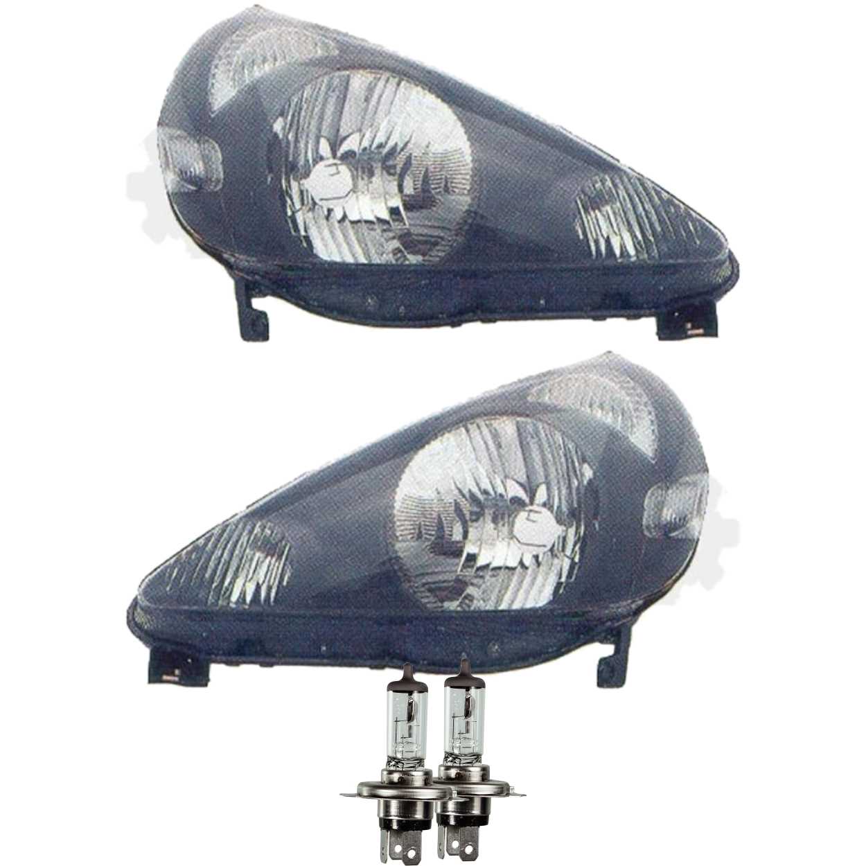 Scheinwerfer Set für Honda Jazz (GD) 03.02.-08.04 H4 ohne Motor mit Blinker