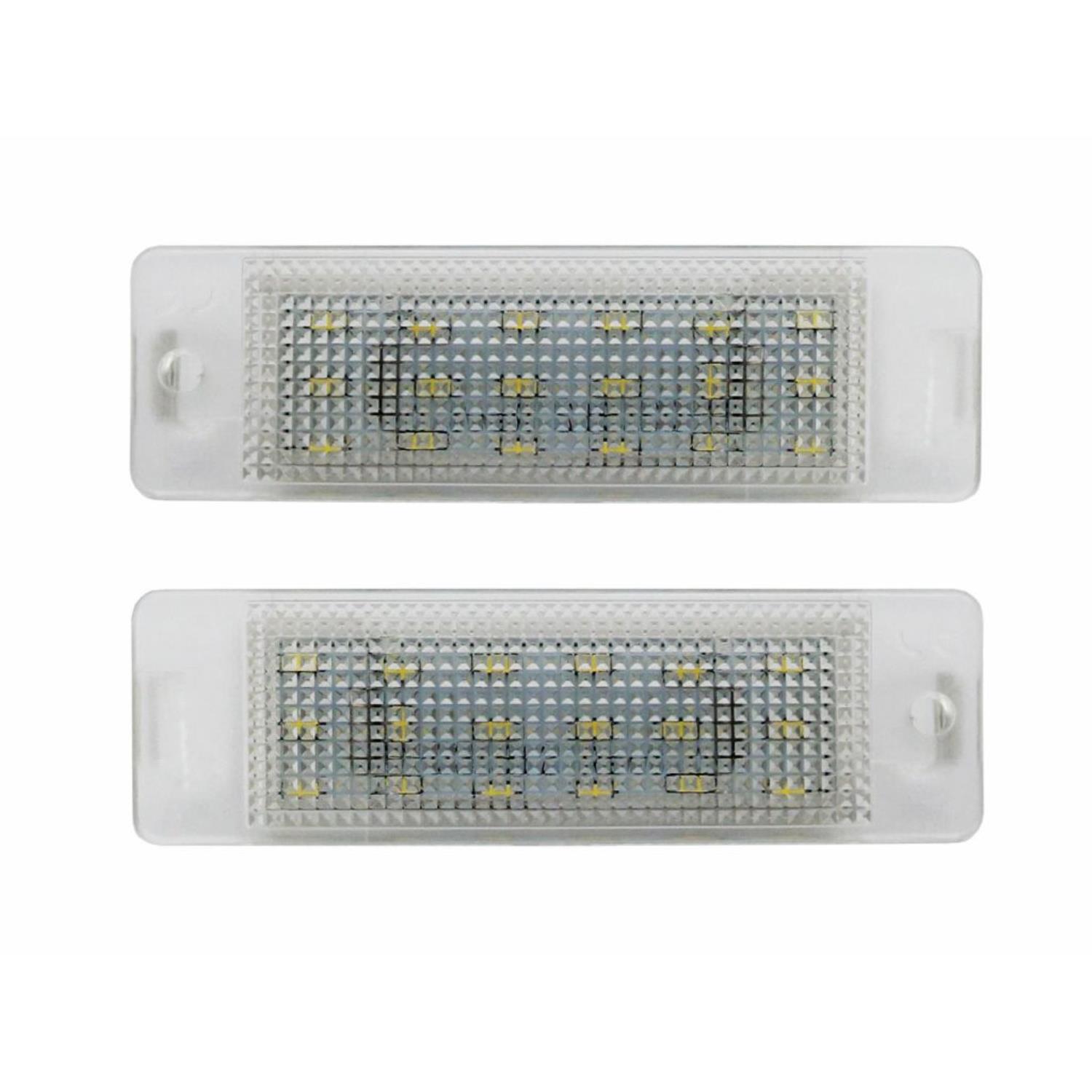 Kennzeichenleuchte LED beidseitig ABAKUS für Opel Calibra A 85_ Astra F 56_