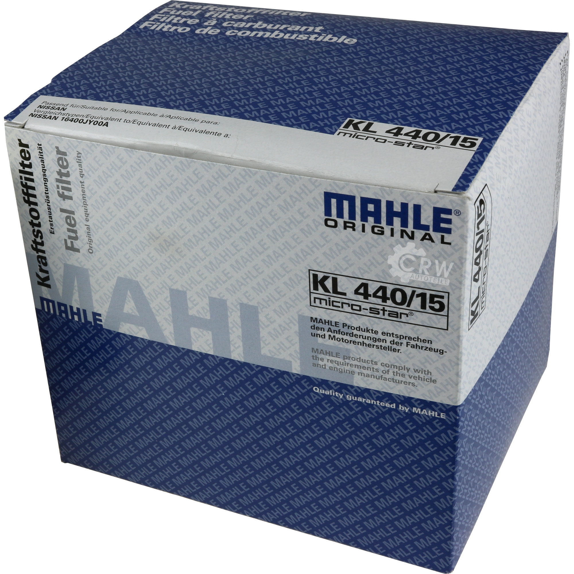 MAHLE / KNECHT Kraftstofffilter KL 440/15 Fuel Filter für Nissan Qashqai +2