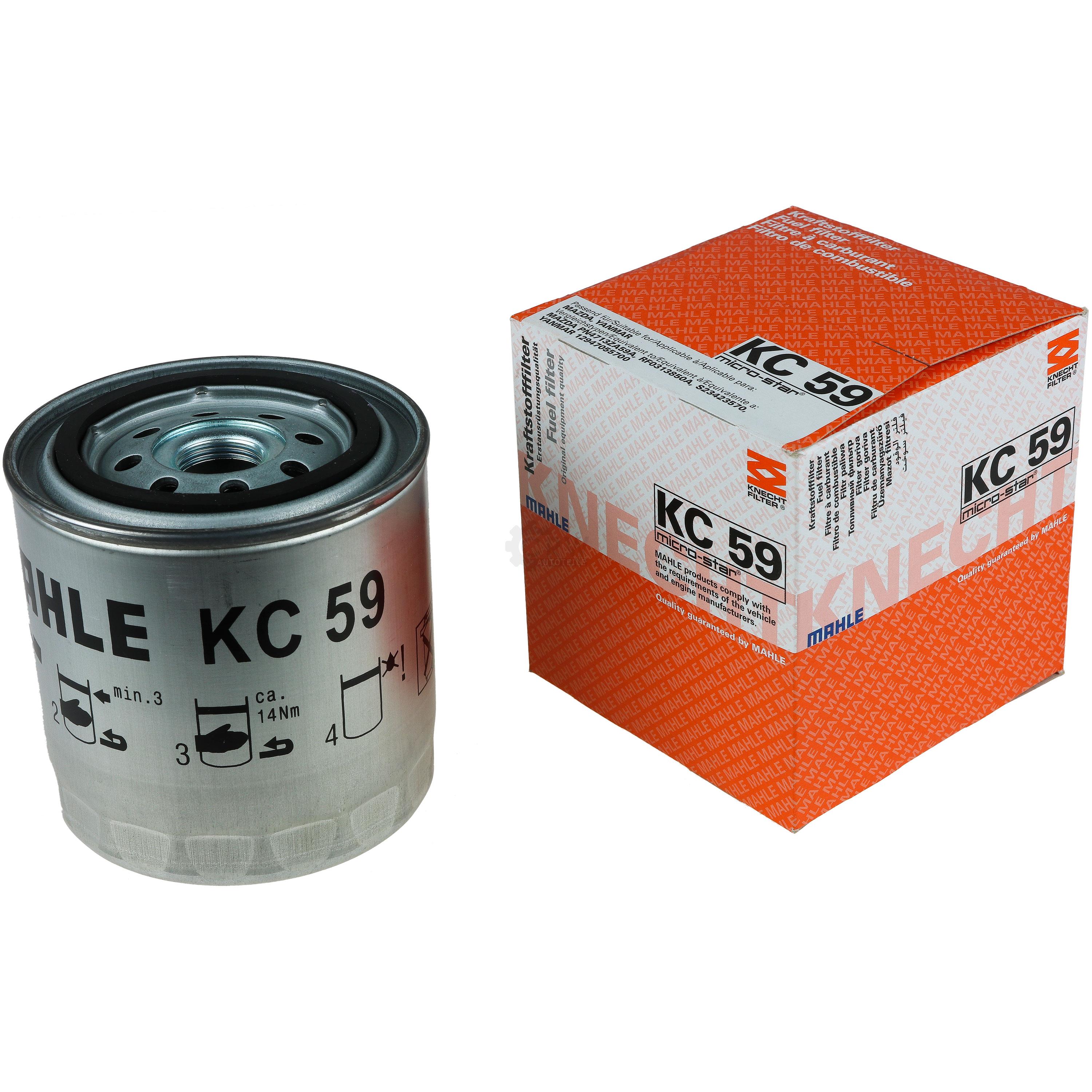 MAHLE Kraftstofffilter KC 59 Fuel Filter