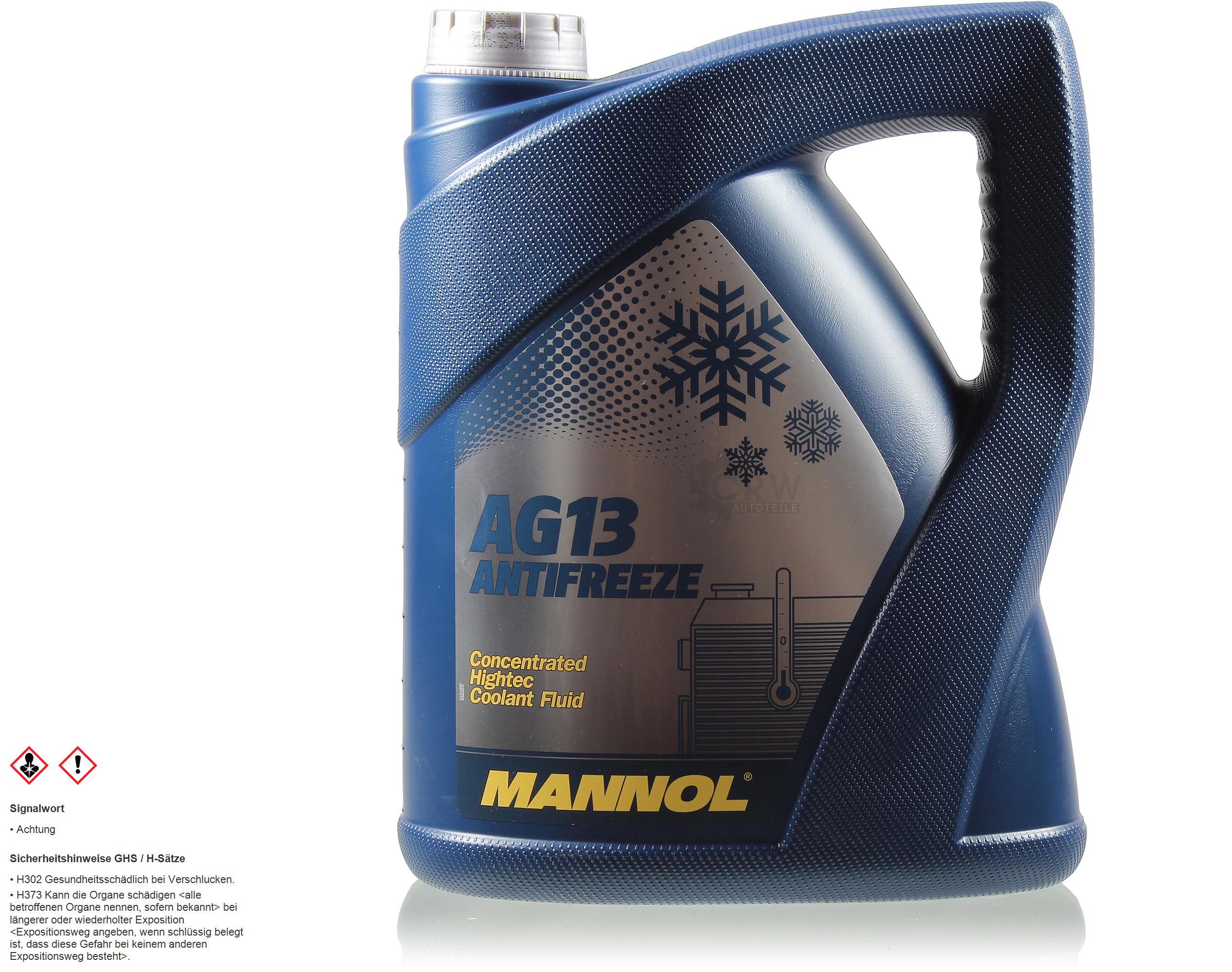 Kühlflussigkeit MANNOL Antifreeze AG13 1x5 Liter Special Frostschutz grün