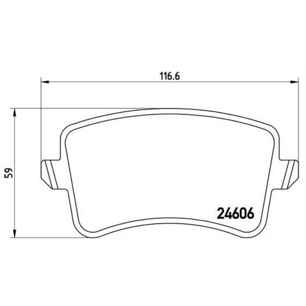 BREMBO Satz Bremsen Bremsscheiben Voll hinten + Bremsbeläge für Audi A4 Avant