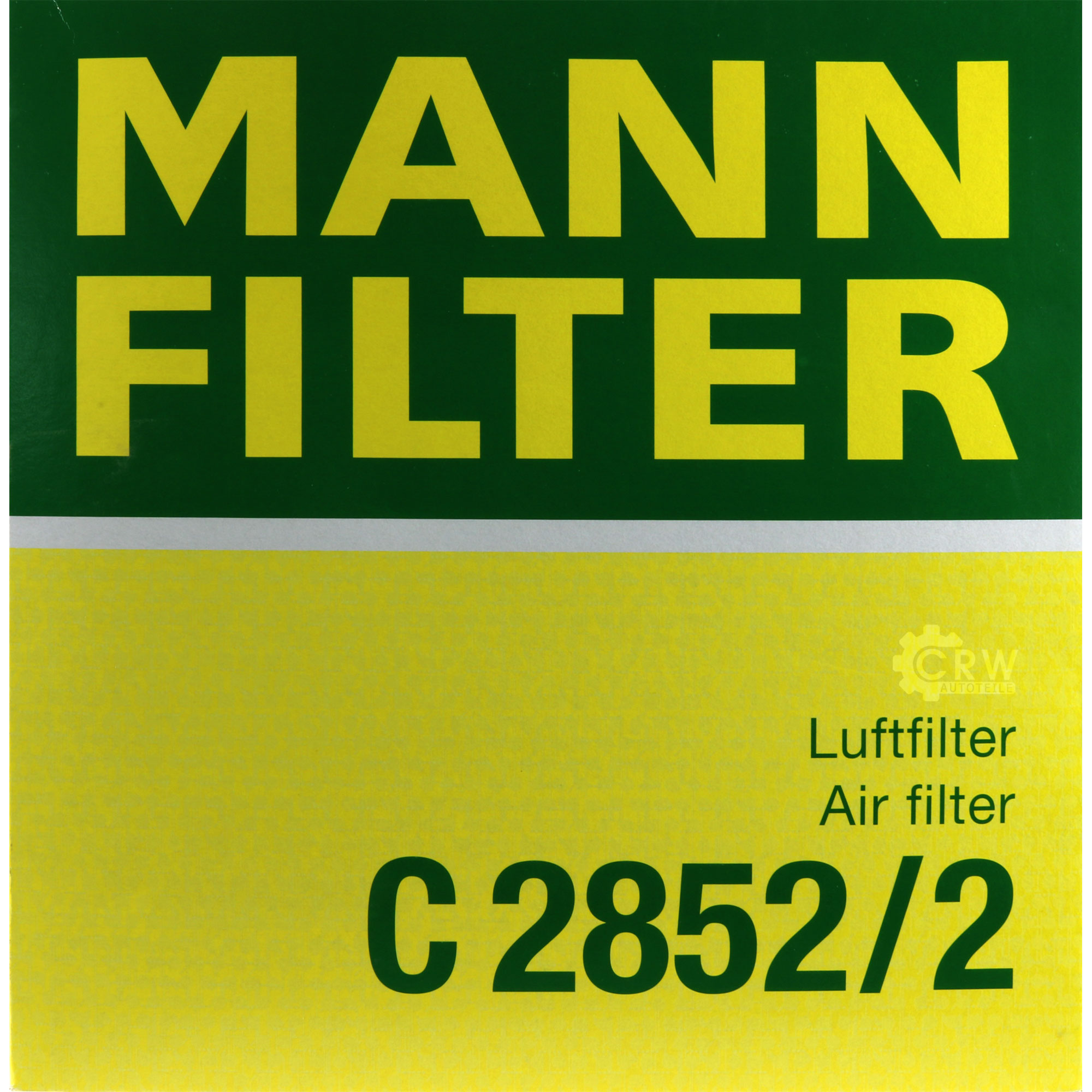MANN-FILTER Luftfilter für VW Golf III 1H1 1.4 19E 1G1 1.3 86C 80 1.0 Cat