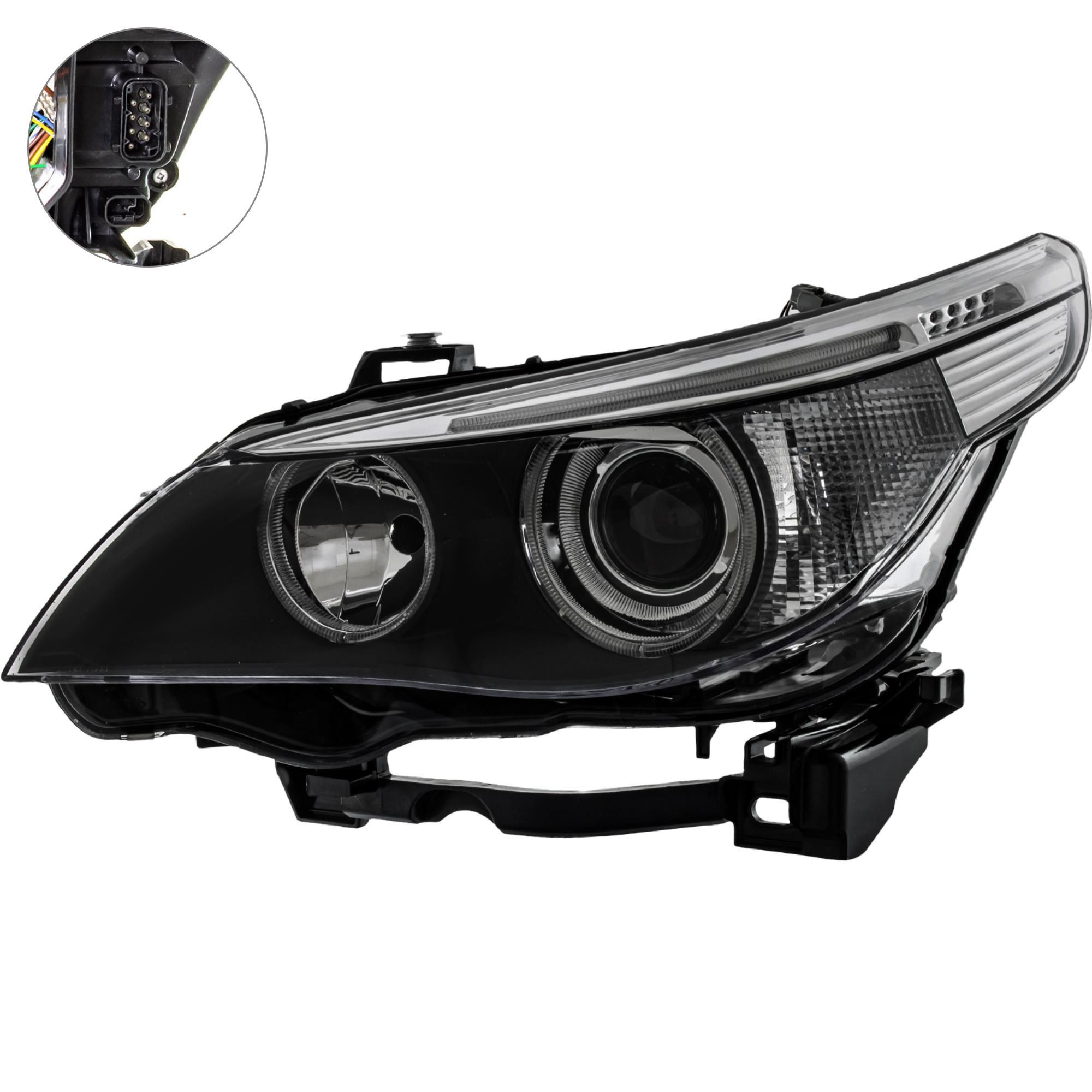 Scheinwerfer Xenon links für BMW 5-er E60 E61 Bj. 05-07 D1S/H7 inkl. Motor