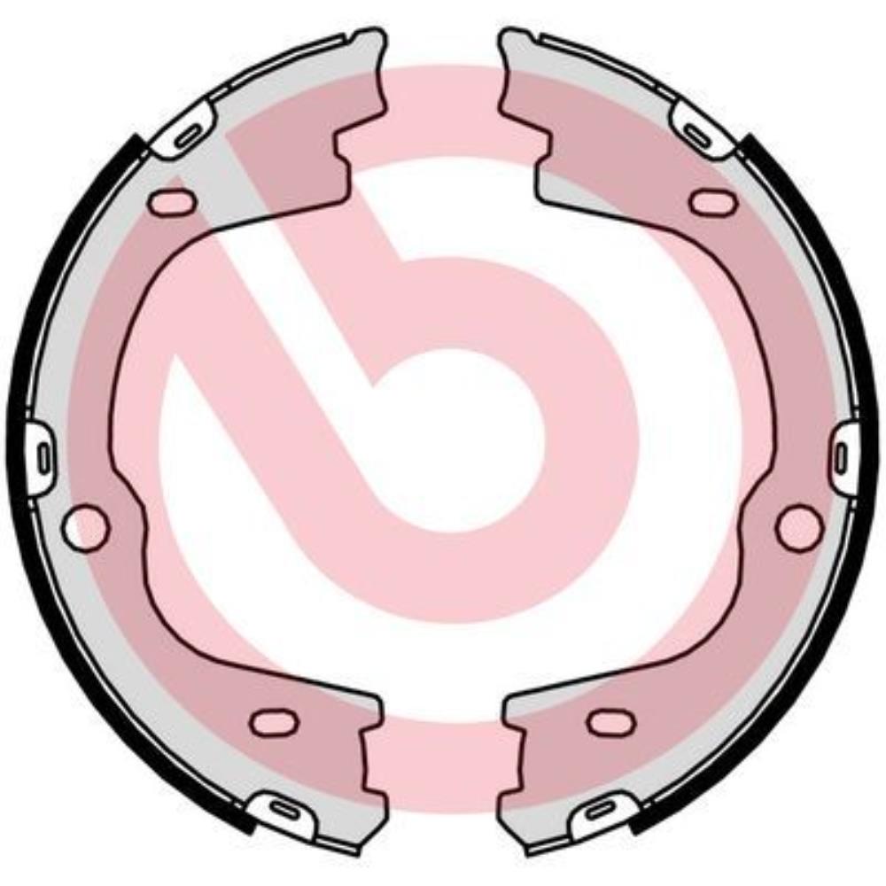 BREMBO Bremsbackensatz Feststellbremse für Hyundai H-1 Travel TQ 2.5 CRDi