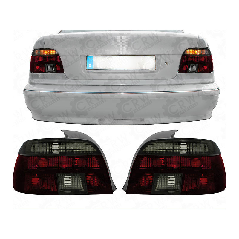 2 x Rückleuchten Heckleuchte für BMW E39 95-00 red/smoke LXO