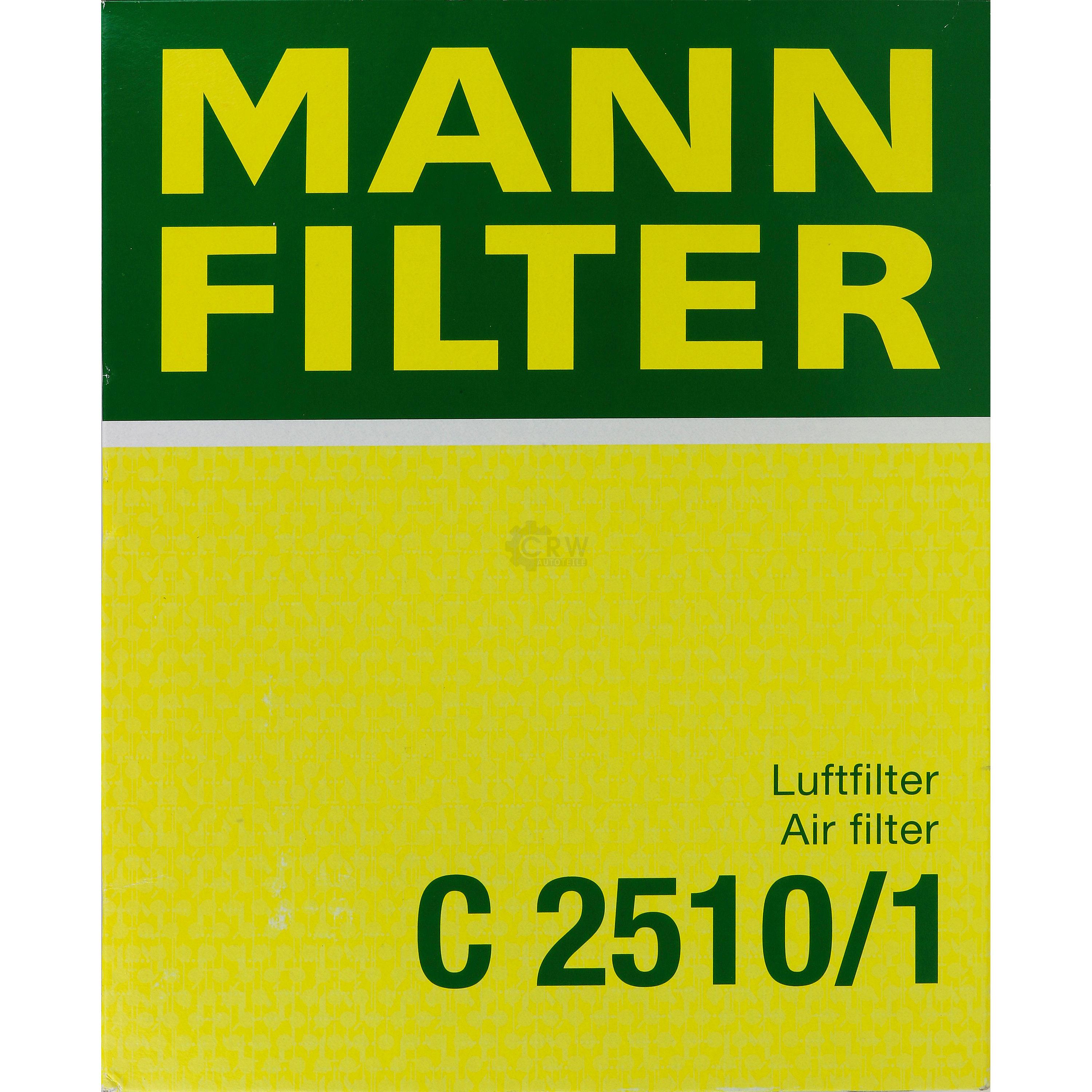 MANN-FILTER Luftfilter für Renault Kangoo Express FW0/1_ 1.5 dCi 90