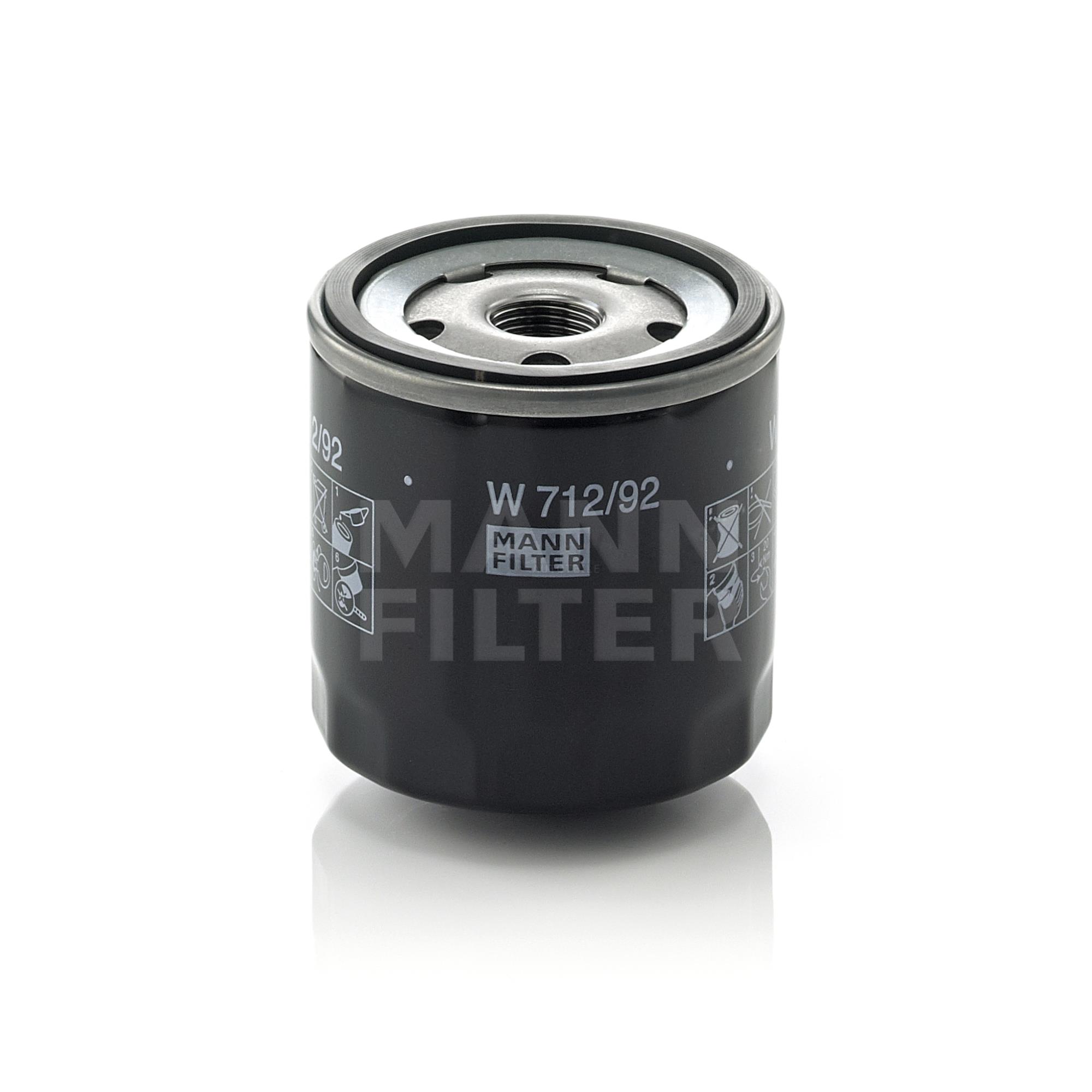 MANN-FILTER Ölfilter W 712/92 Oil Filter