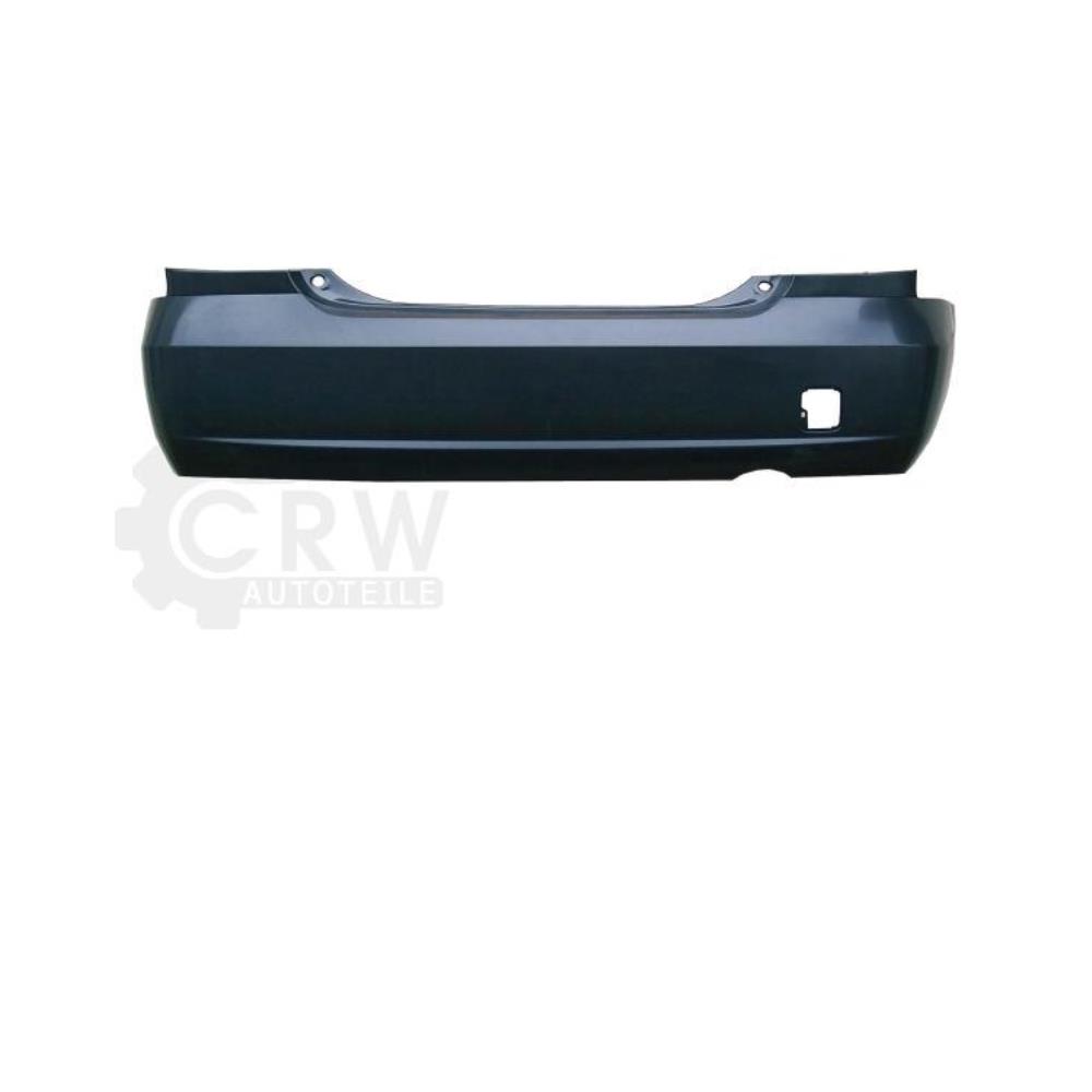 Stoßstange hinten schwarz glatt für Nissan Almera N16 Bj. 08.02-> lackierbar