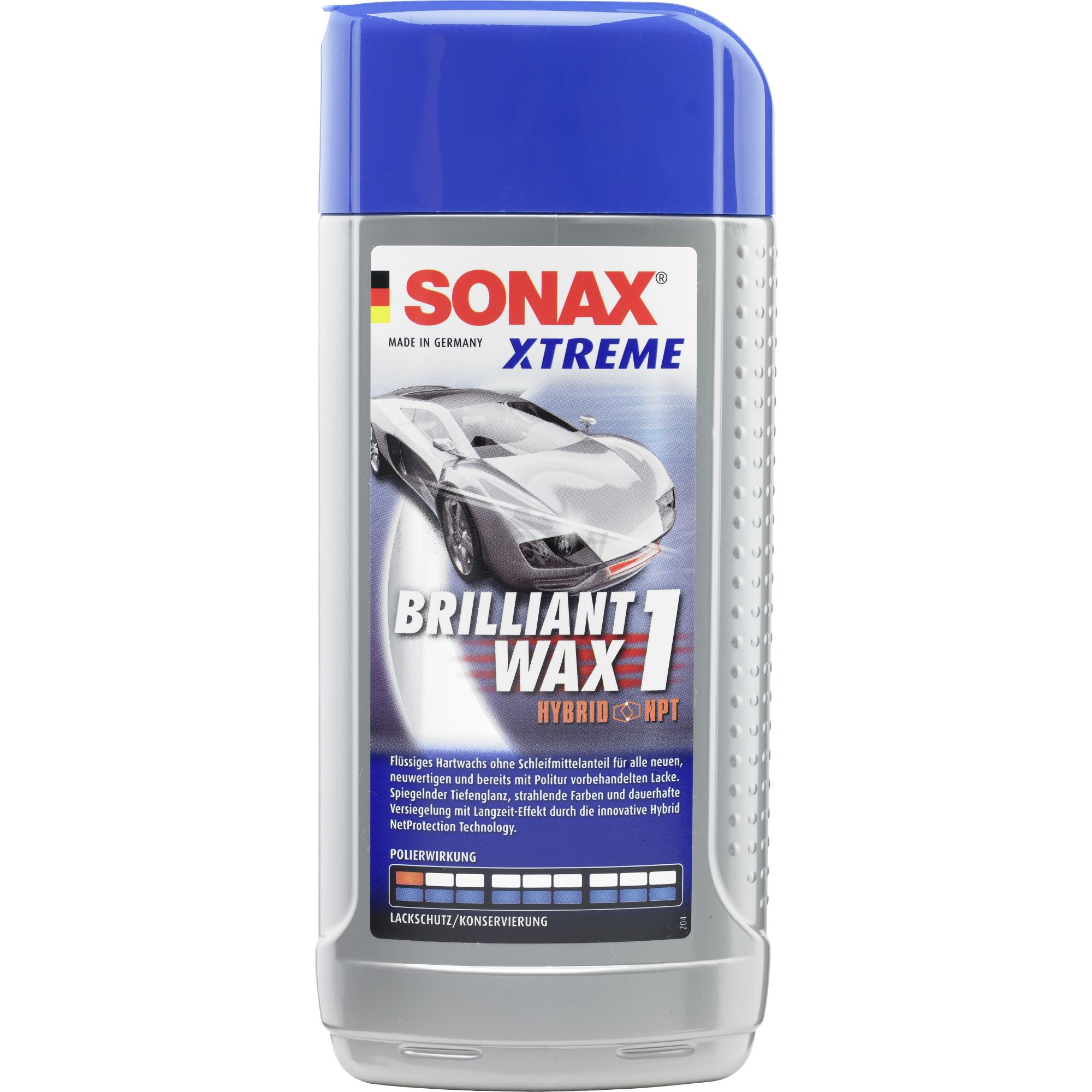 SONAX XTREME BrilliantWax 1 Hybrid NPT Hartwachs Versiegelung 500 ml