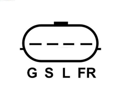 AS-PL Lichtmaschine Generator 95A 12V für Mitsubishi Lancer VIII Sportback 1.6