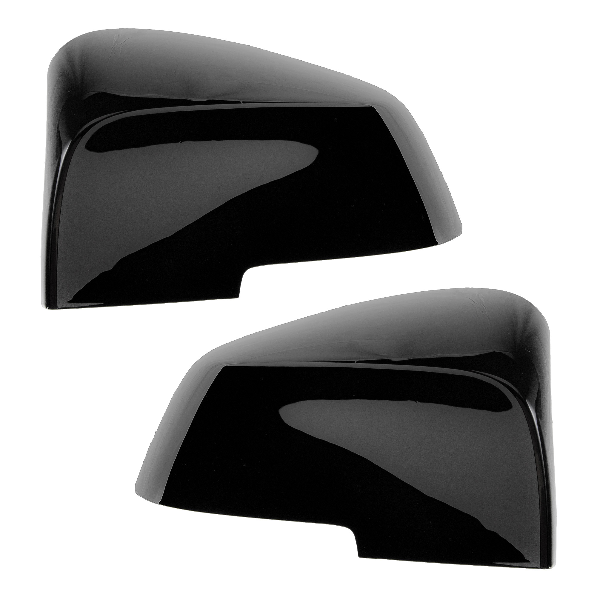 Spiegelkappen Abdeckung schwarz Glanz für BMW F20 F21 F22 F23 F30
