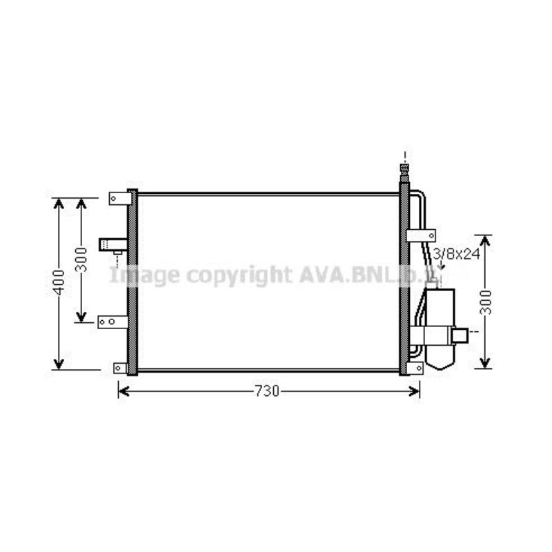 Kondensator Klimaanlage für Volvo V70 II SW P80_ S60 XC70 Cross Country TS XY