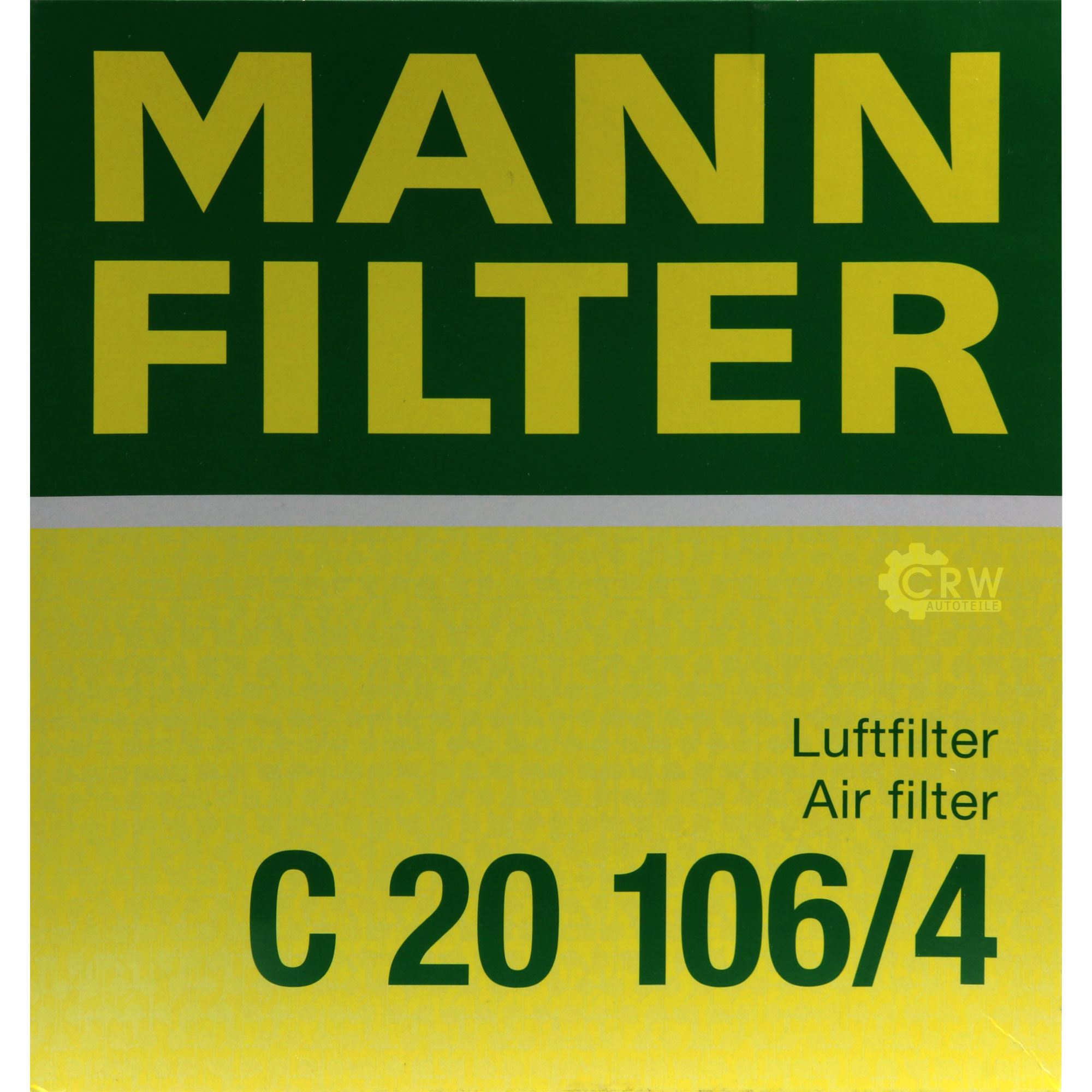 MANN-FILTER Luftfilter für Opel Corsa E X15 1.0