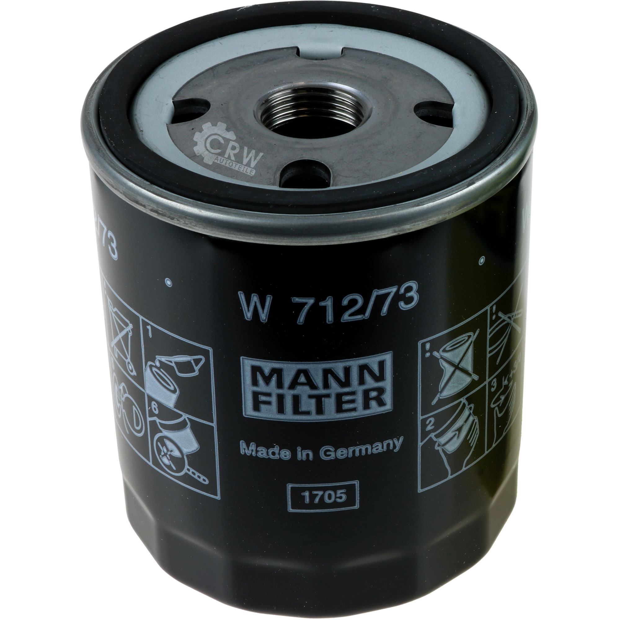 MANN-FILTER Ölfilter W 712/73 Oil Filter