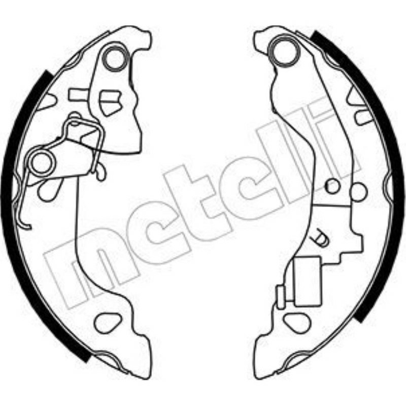 METELLI Bremsbackensatz Bremsbacken hinten für Fiat Punto 188_ Zastava 10 188