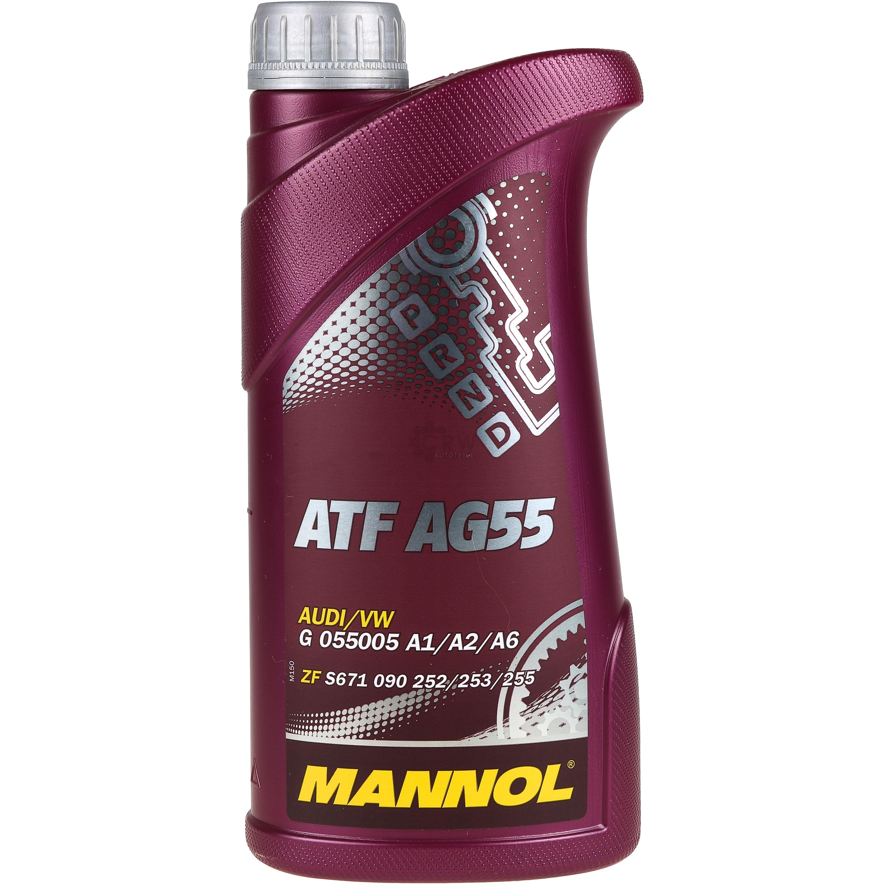 1 Liter MANNOL Hydrauliköl ATF AG55 Hydraulic Fluid Automatikgetriebeöl Gear