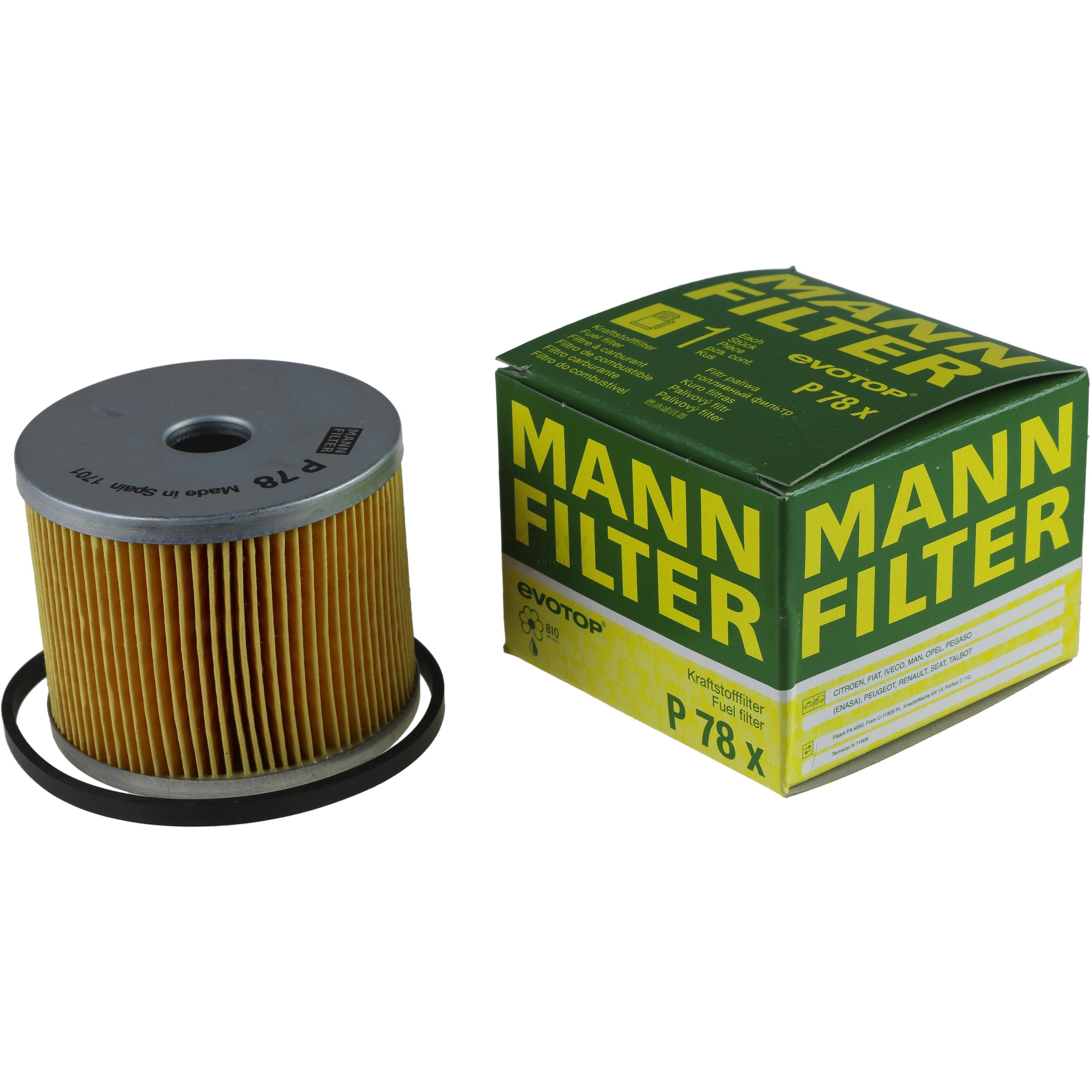 Kraftstofffilter P 78 x für Peugeot J5 Kasten 290L J9 Bus 290P 280P Fiat 242-Serie 242_ Tagora MA