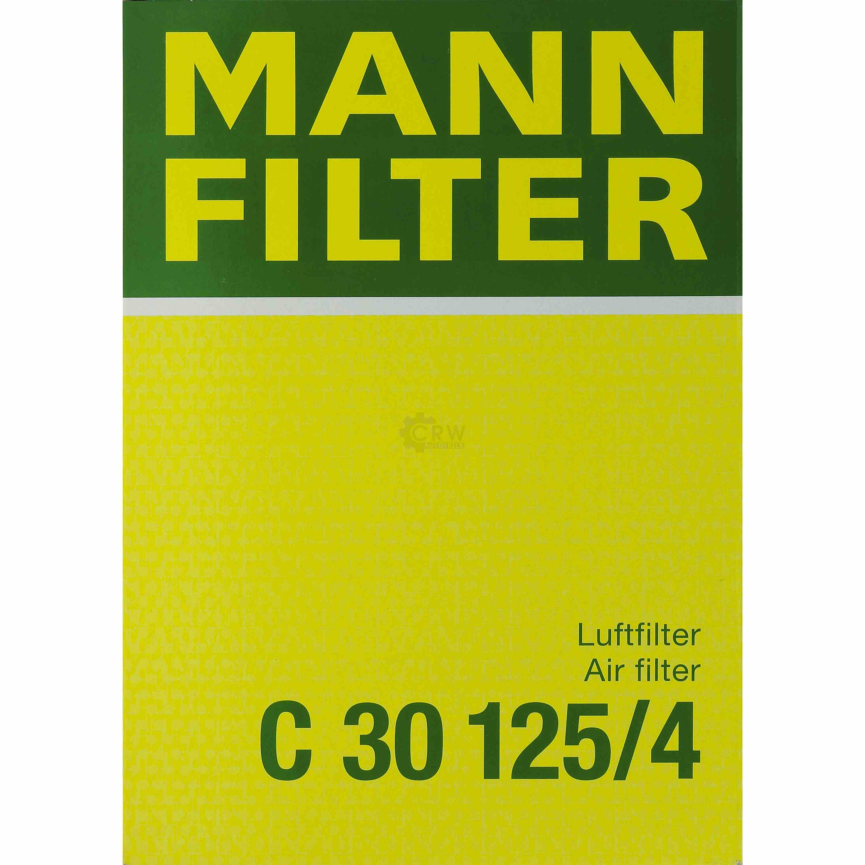 MANN-FILTER Luftfilter für Opel Corsa C F08 F68 1.2 1.0 Meriva W5L 1.3