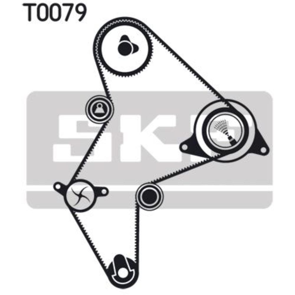 Zahnriemensatz VKMA 03251 für Fiat Ulysse 220 Peugeot 806 221 406 8B 8E/F