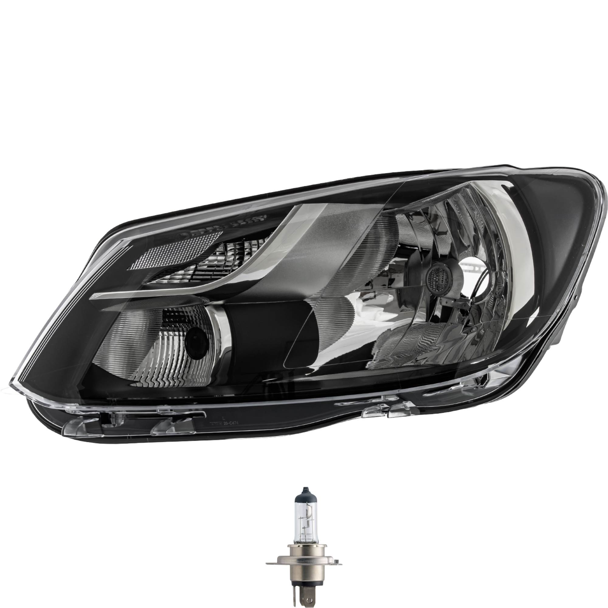 Scheinwerfer links für VW Caddy III 3 2K Bj. 10->> Facelift H4 4ML