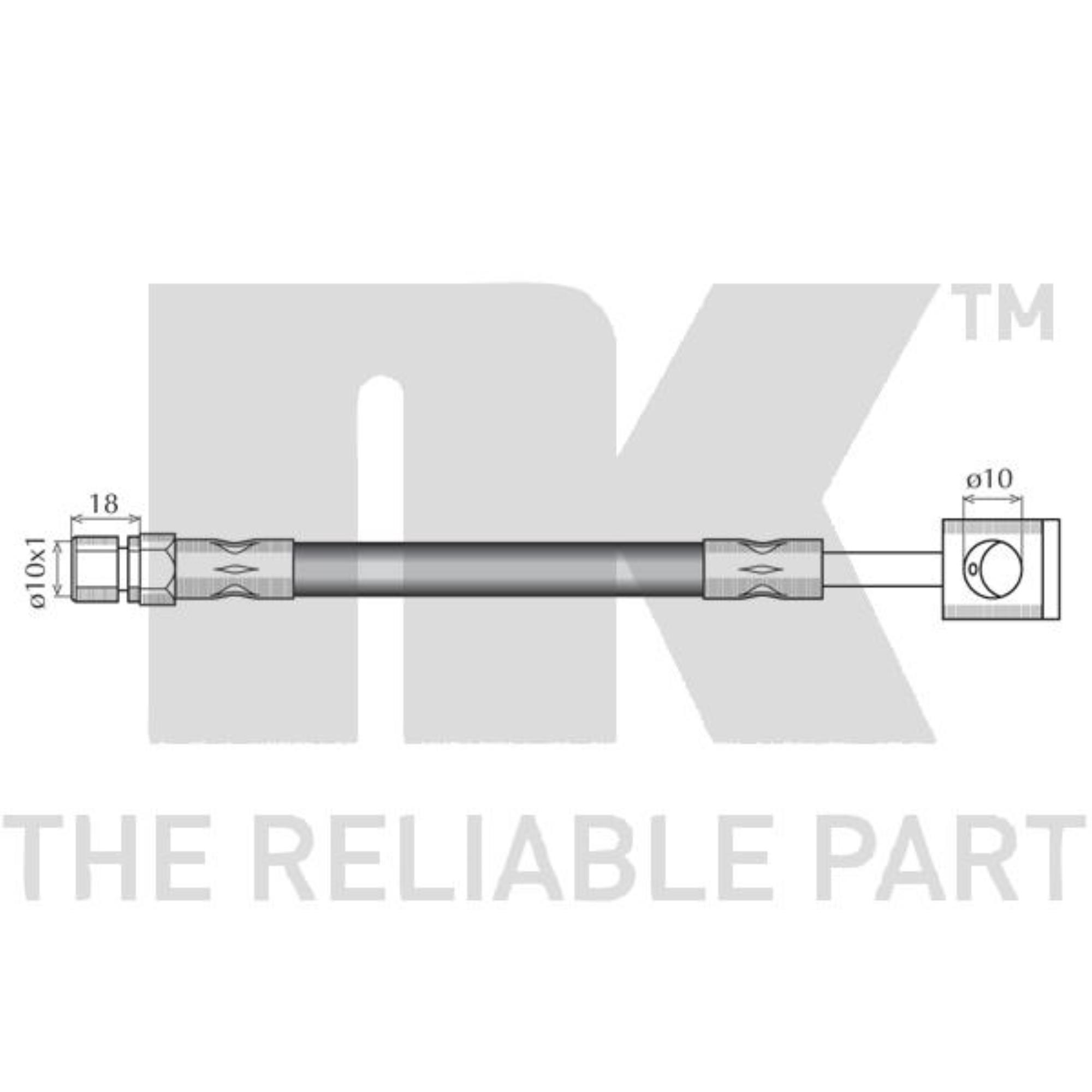 Bremsschlauch Bremsleitung vorne links rechts für Opel Corsa B Tigra
