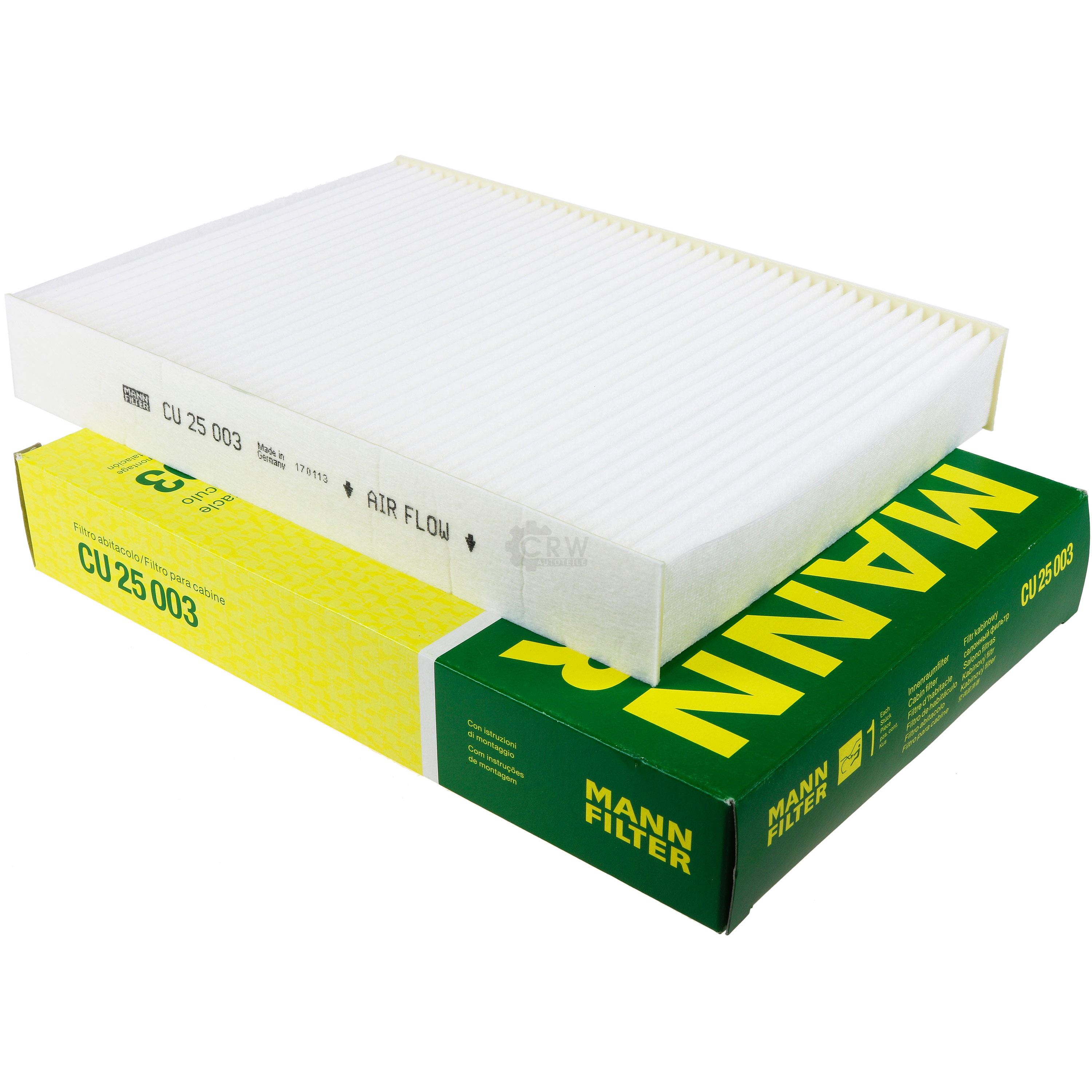 MANN-FILTER PAKET für Nissan Qashqai J11 J11_ 1.5 dCi 1.6 DIG-T II