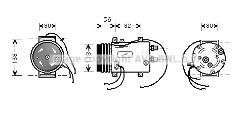 Kompressor Klimaanlage Klimakompressor für Audi A6 4A C4 Avant A8 4D2 4D8