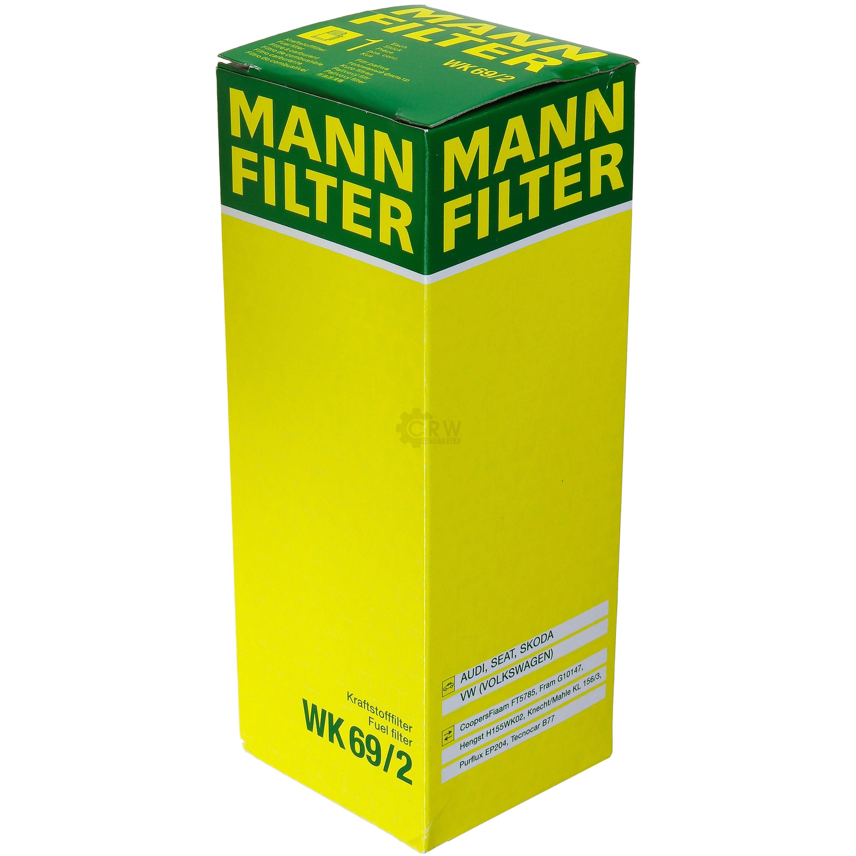 MANN-FILTER Kraftstofffilter WK 69/2 Fuel Filter