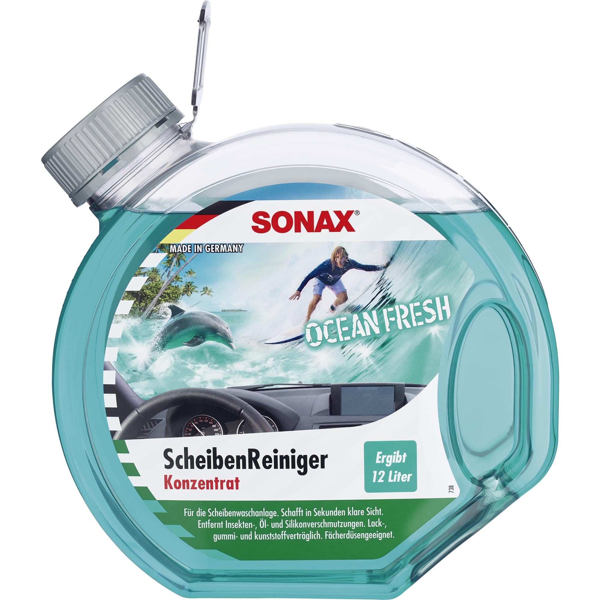 SONAX 03884000 ScheibenReiniger Konzentrat Ocean-fresh 3 Liter