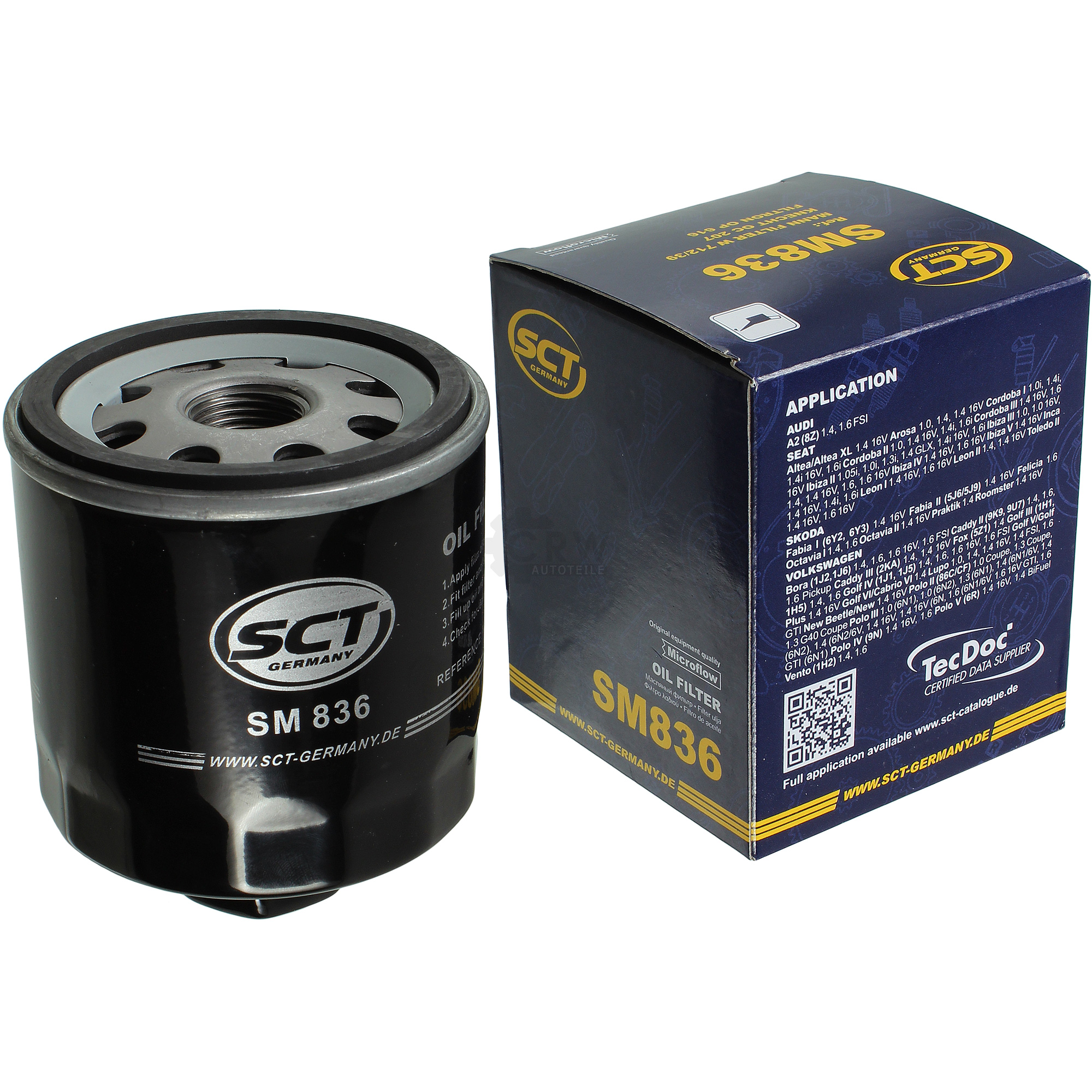 Ölfilter für VW UP 121 122 BL1 BL2 1.0 Golf V 1K1 1.4 16V 1J1