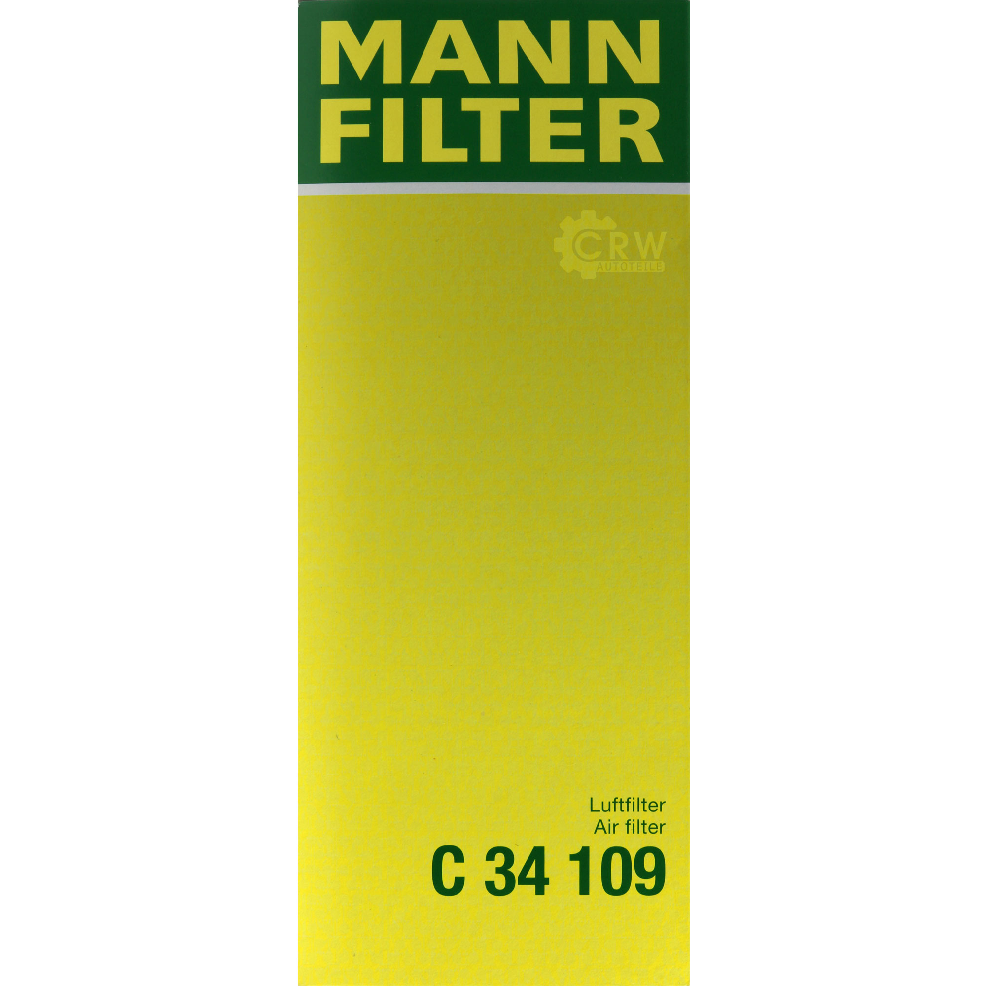 MANN-FILTER Luftfilter für Audi 80 89 89Q 8A B3 1.8 S 2.0 8C B4 2.3 E