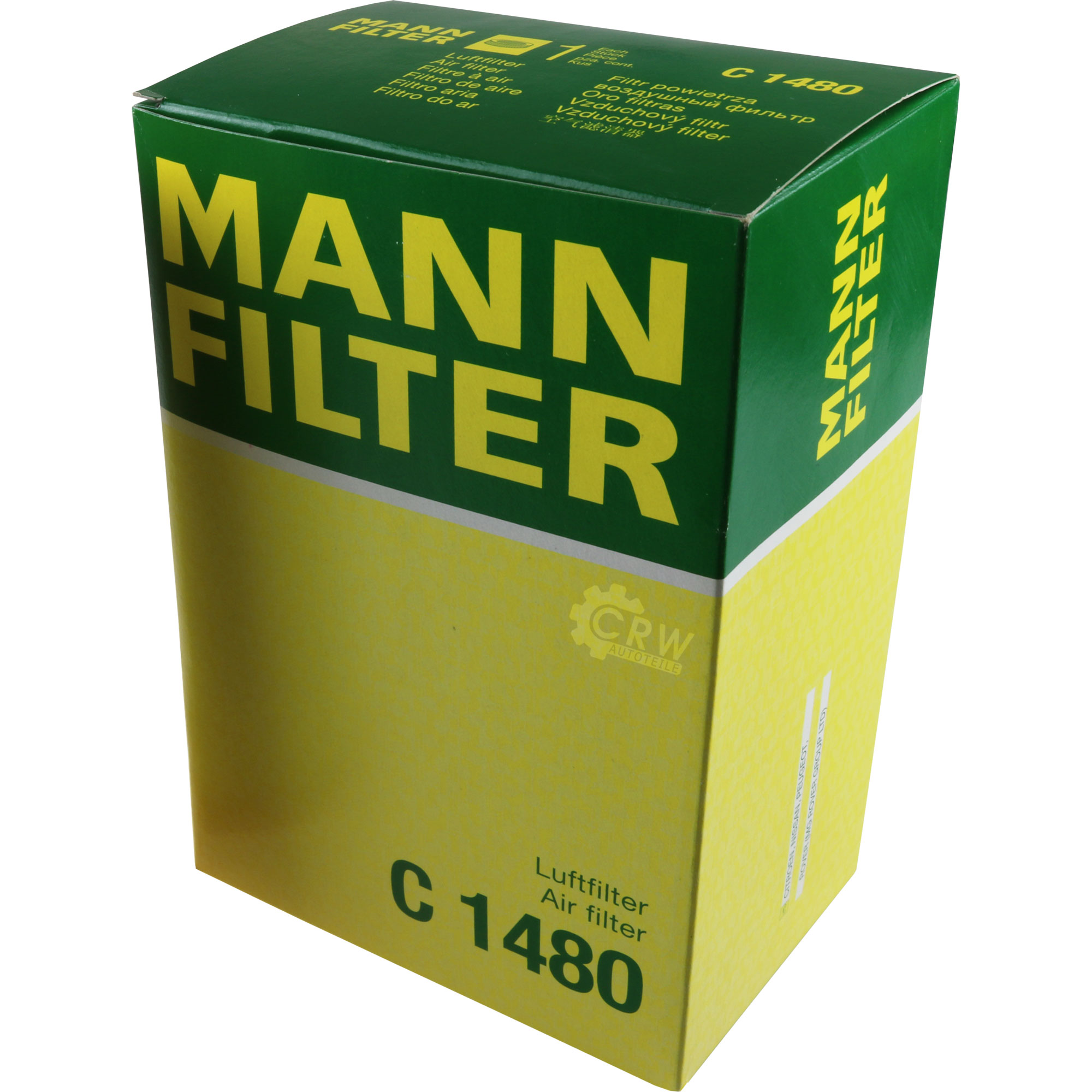 MANN-FILTER Luftfilter für Peugeot 106 II 1 1.5 D 1A 1C Citroën Saxo S0 S1 AX