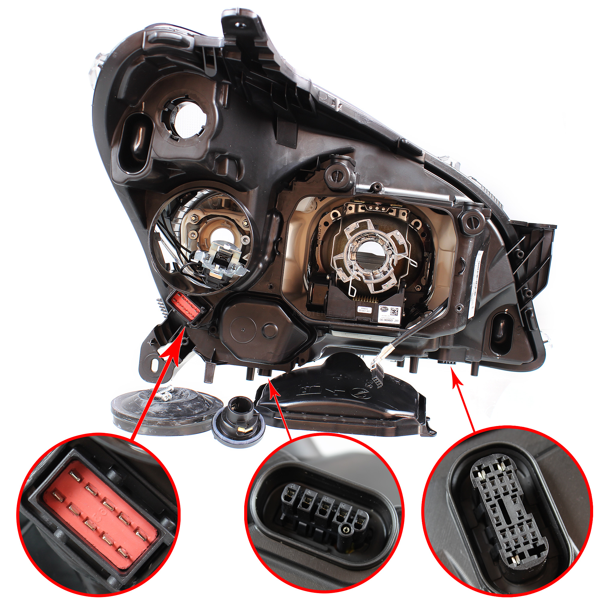 Bi Xenon Scheinwerfer links für Opel  Astra H Bj. 04-10 Hella /mit Kurvenlicht