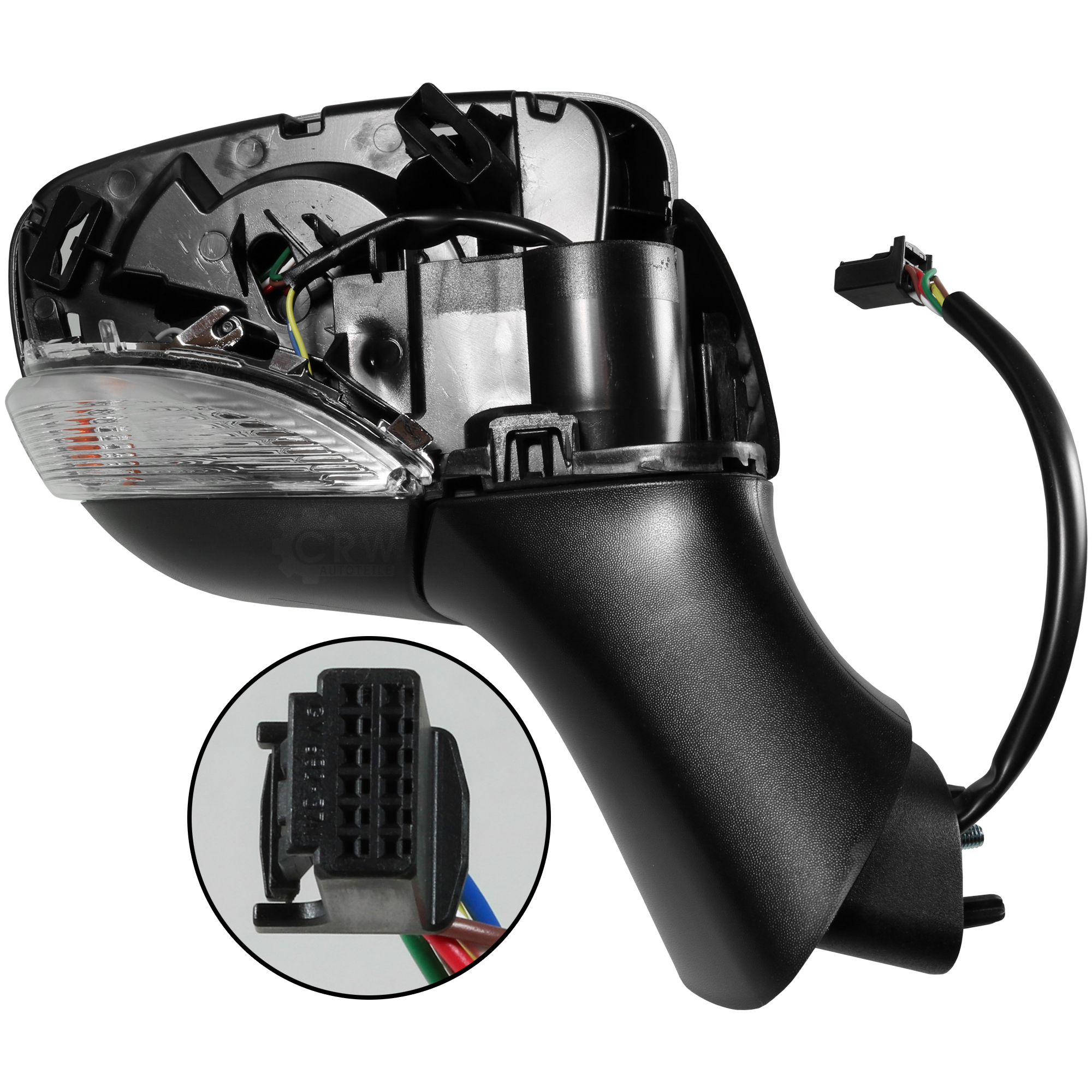 Außenspiegel rechts für Renault Clio IV Bj. 12->>  elektrisch heizbar Blinker