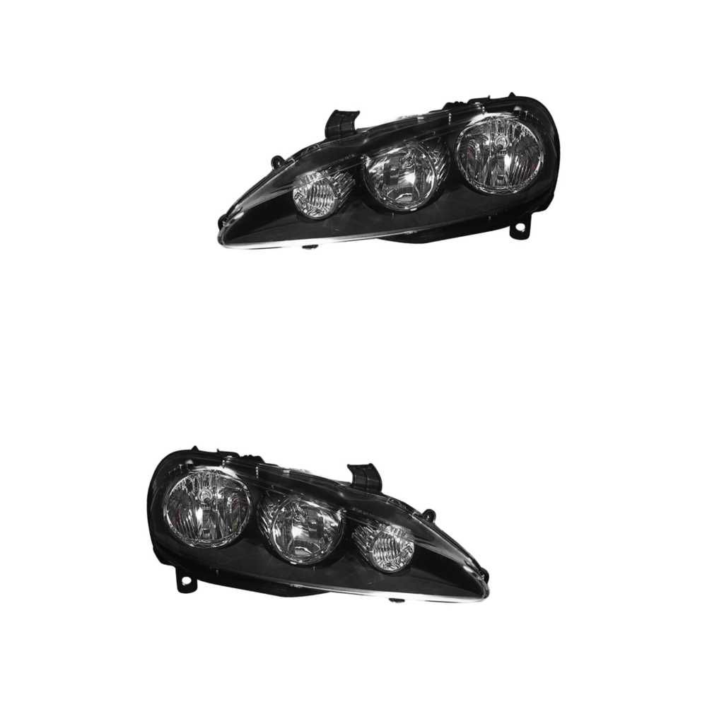 Halogen Scheinwerfer Set links & rechts Hauptscheinwerfer H1 für Alfa Romeo 147