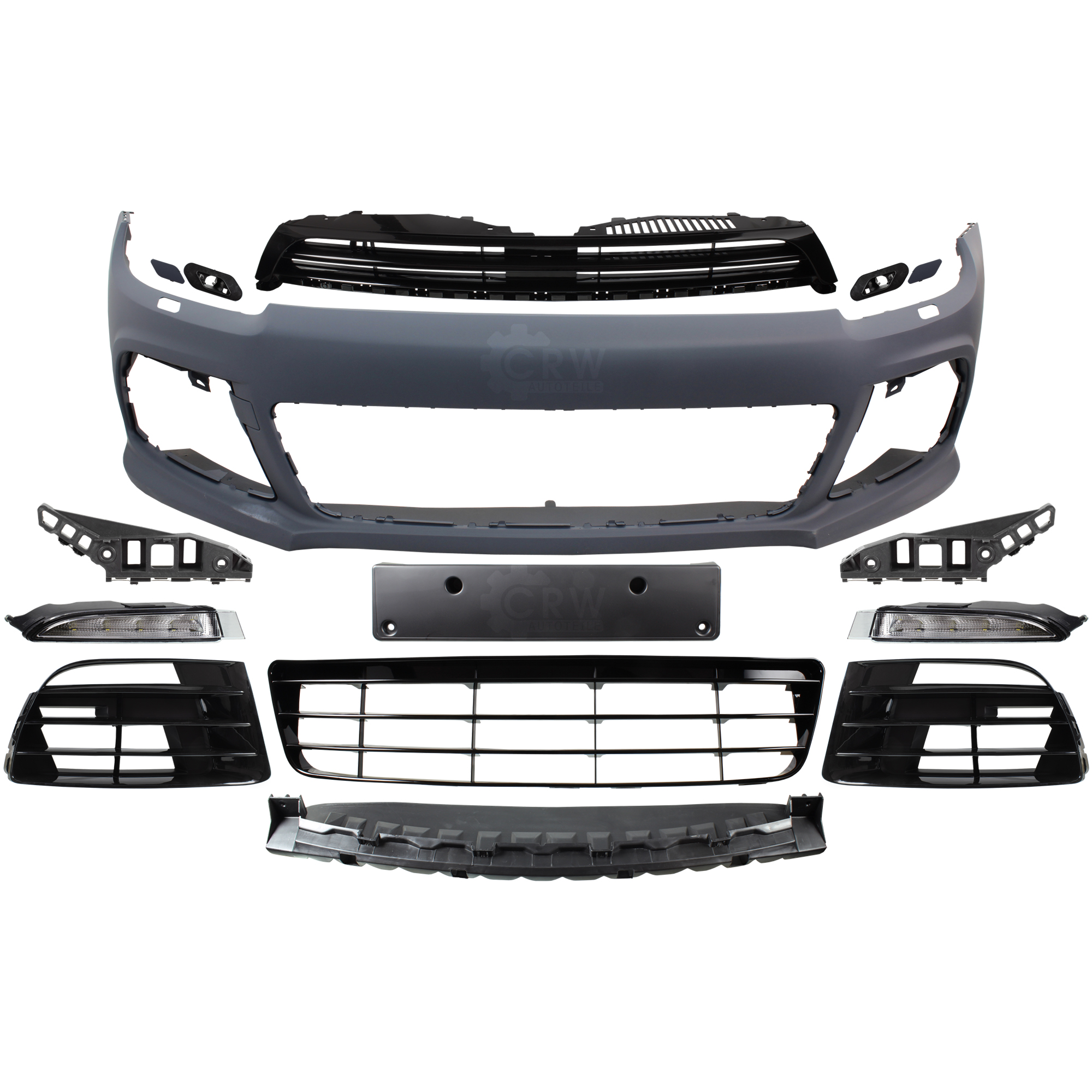 Stoßstange Stoßfänger vorne für VW Scirocco 137 138 Bj. 08-14 mit SRA