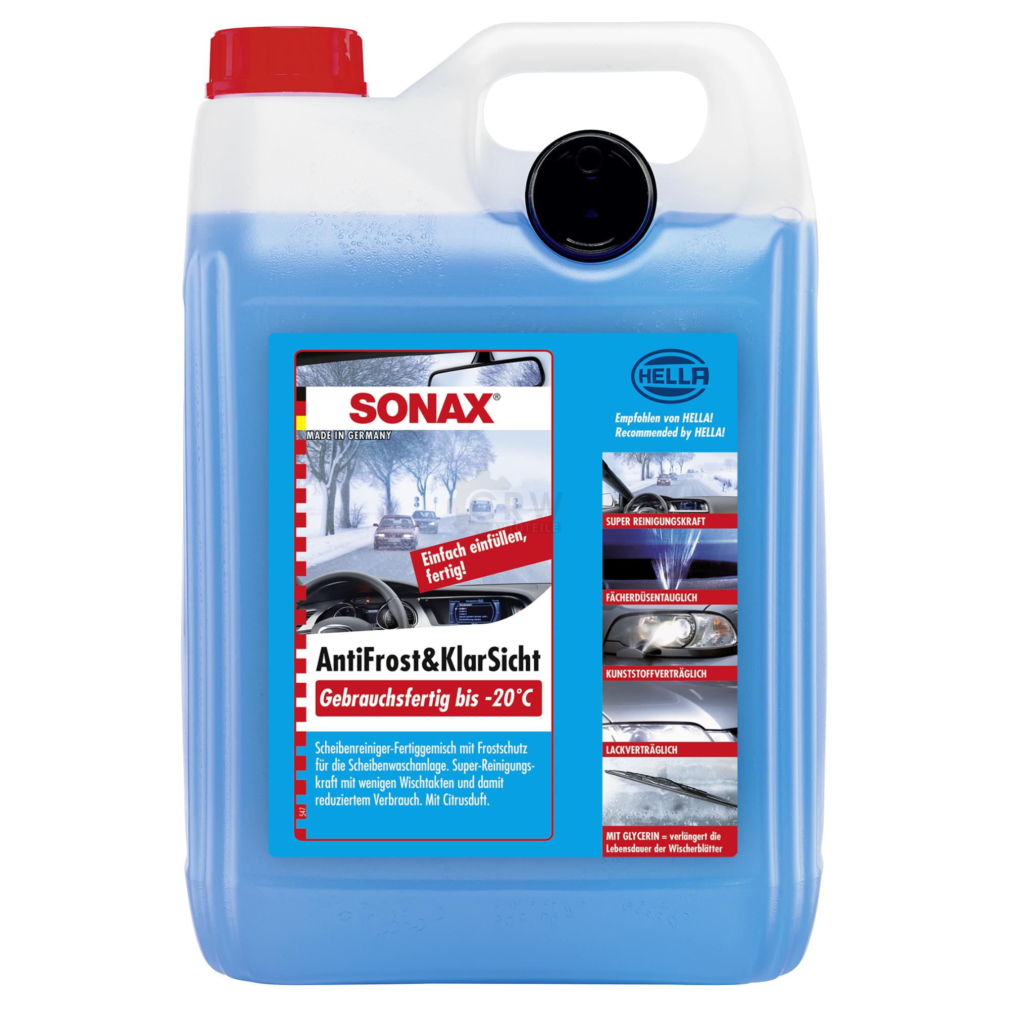 SONAX 03325000  AntiFrost&KlarSicht gebrauchsfertig bis -20°C 5 l